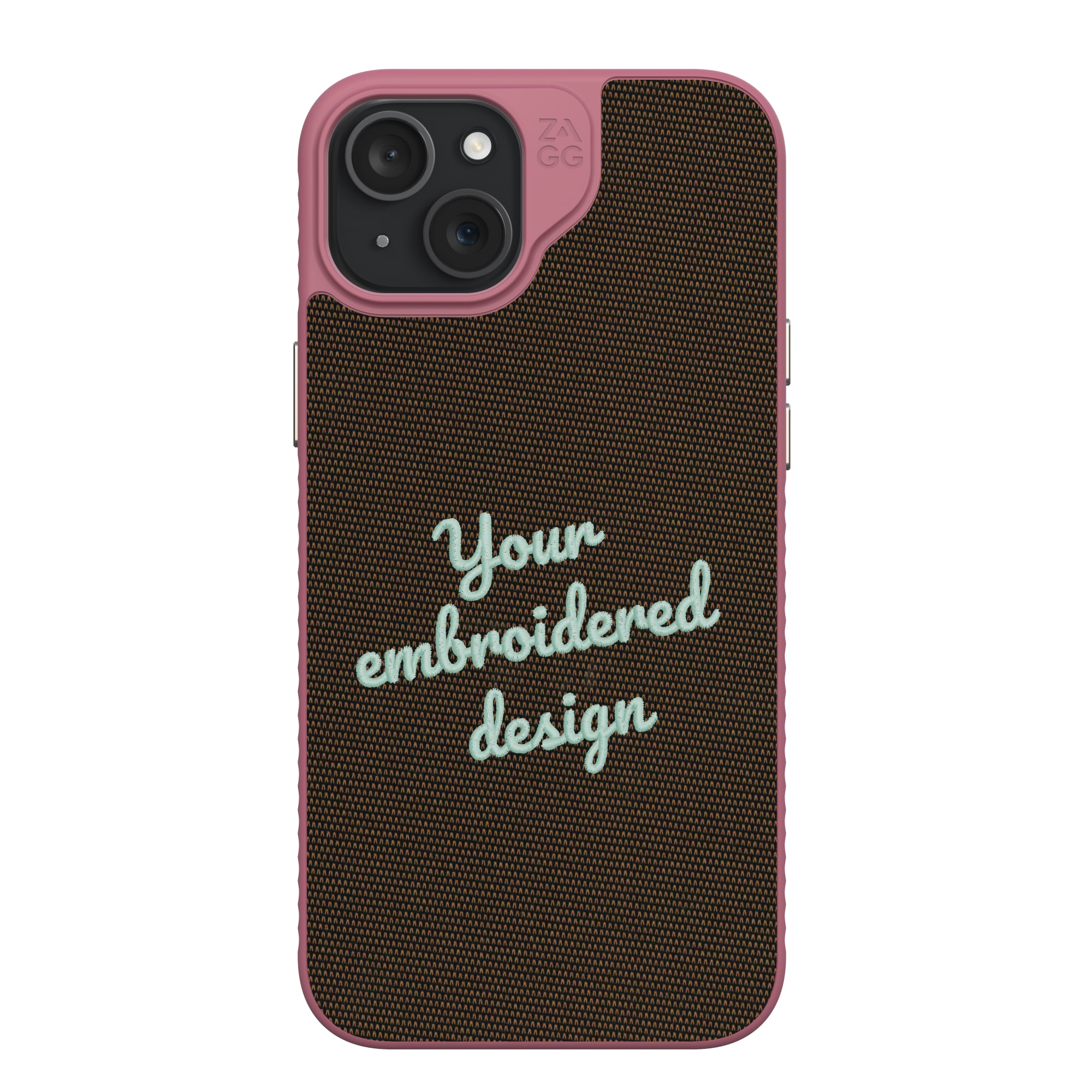 ZAGG Custom London Snap MagSafe Phone Case Custom Embroidered Apple iPhone 15 Plus-image-702317780