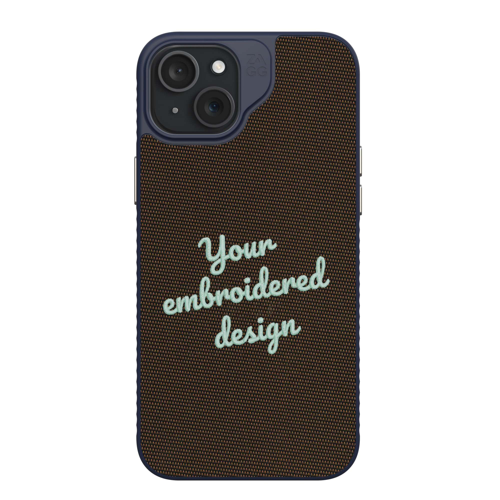ZAGG Custom London Snap MagSafe Phone Case Custom Embroidered Apple iPhone 15 Plus-image-702317692