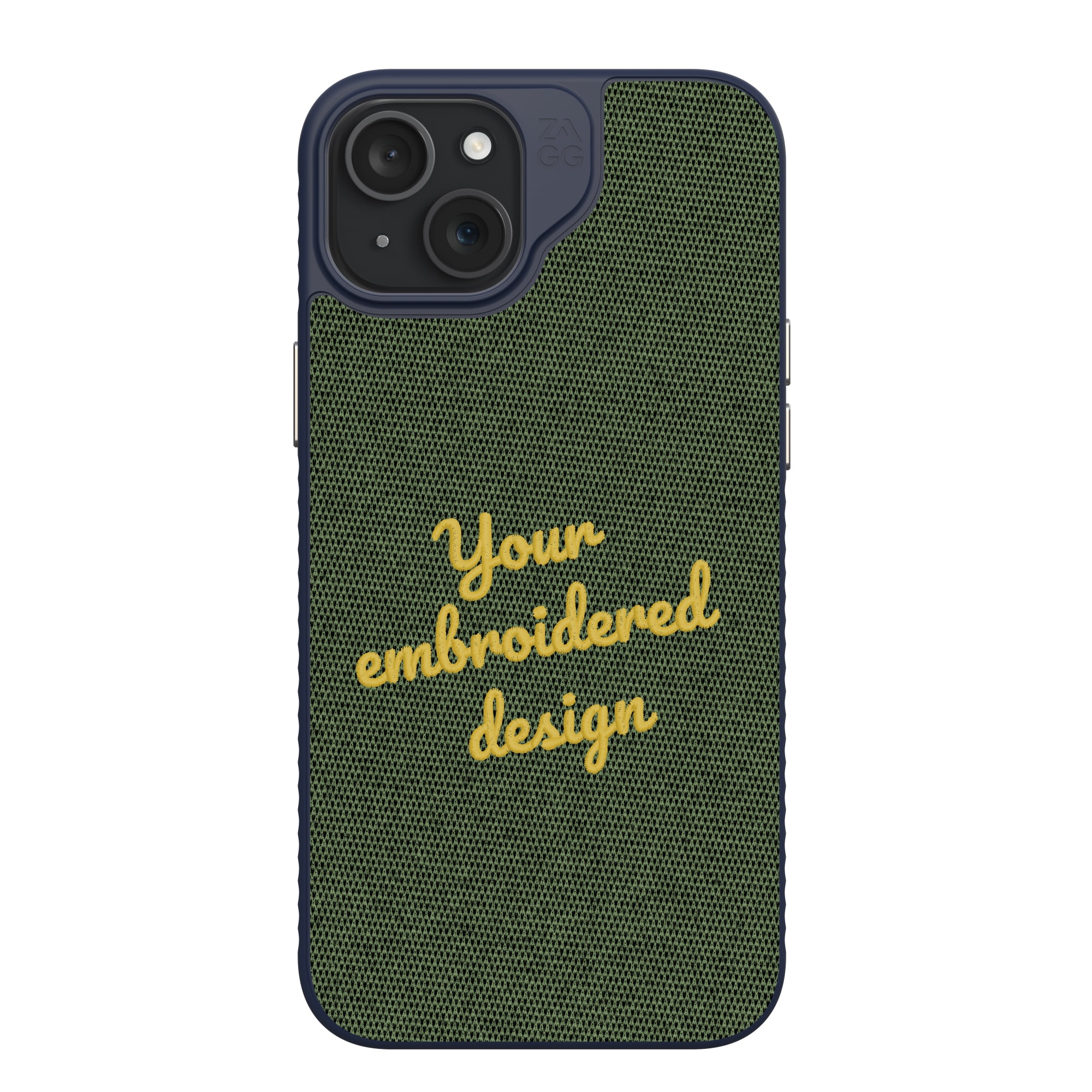 ZAGG Custom London Snap MagSafe Phone Case Custom Embroidered Apple iPhone 15 Plus-image-702317694