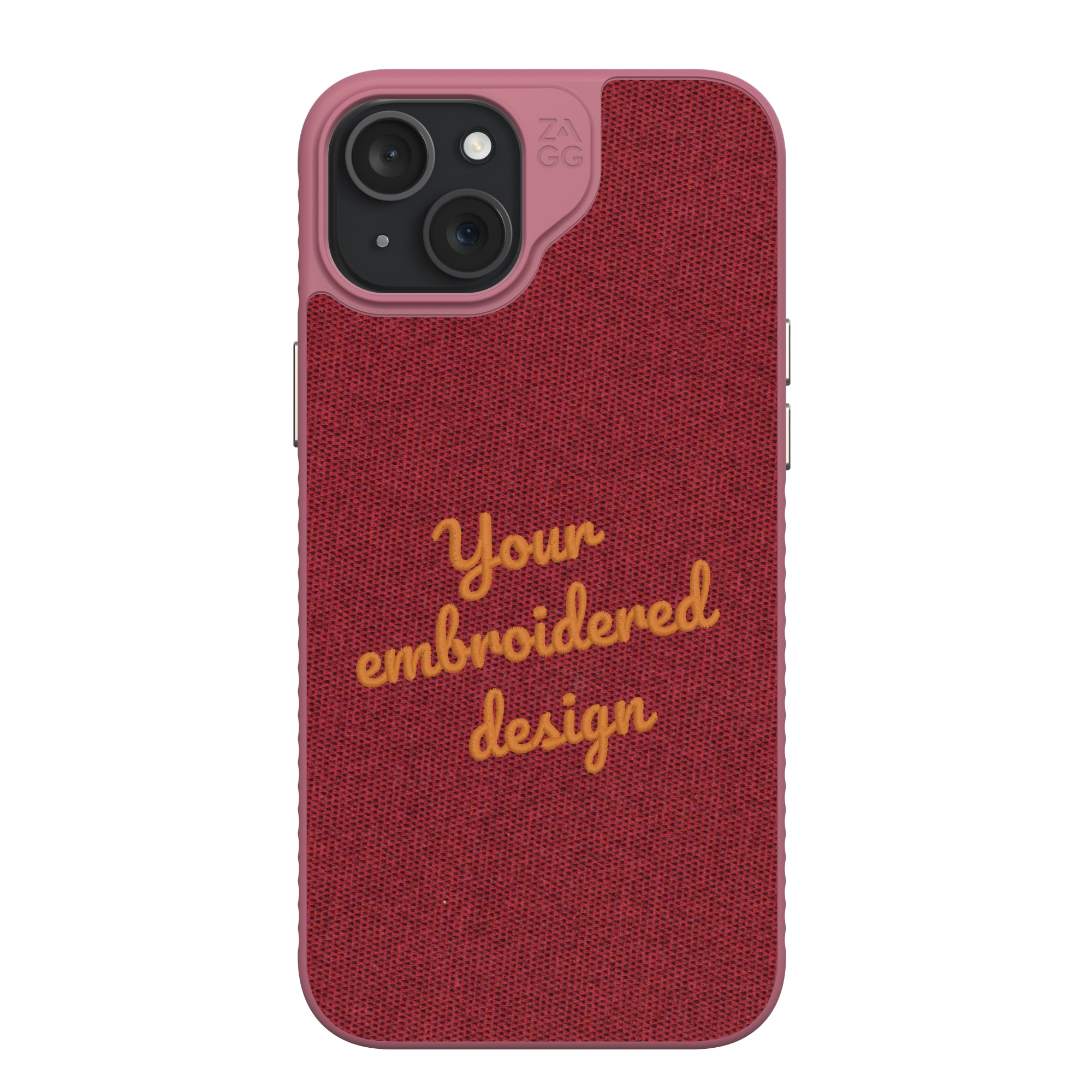 ZAGG Custom London Snap MagSafe Phone Case Custom Embroidered Apple iPhone 15 Plus-image-702317787