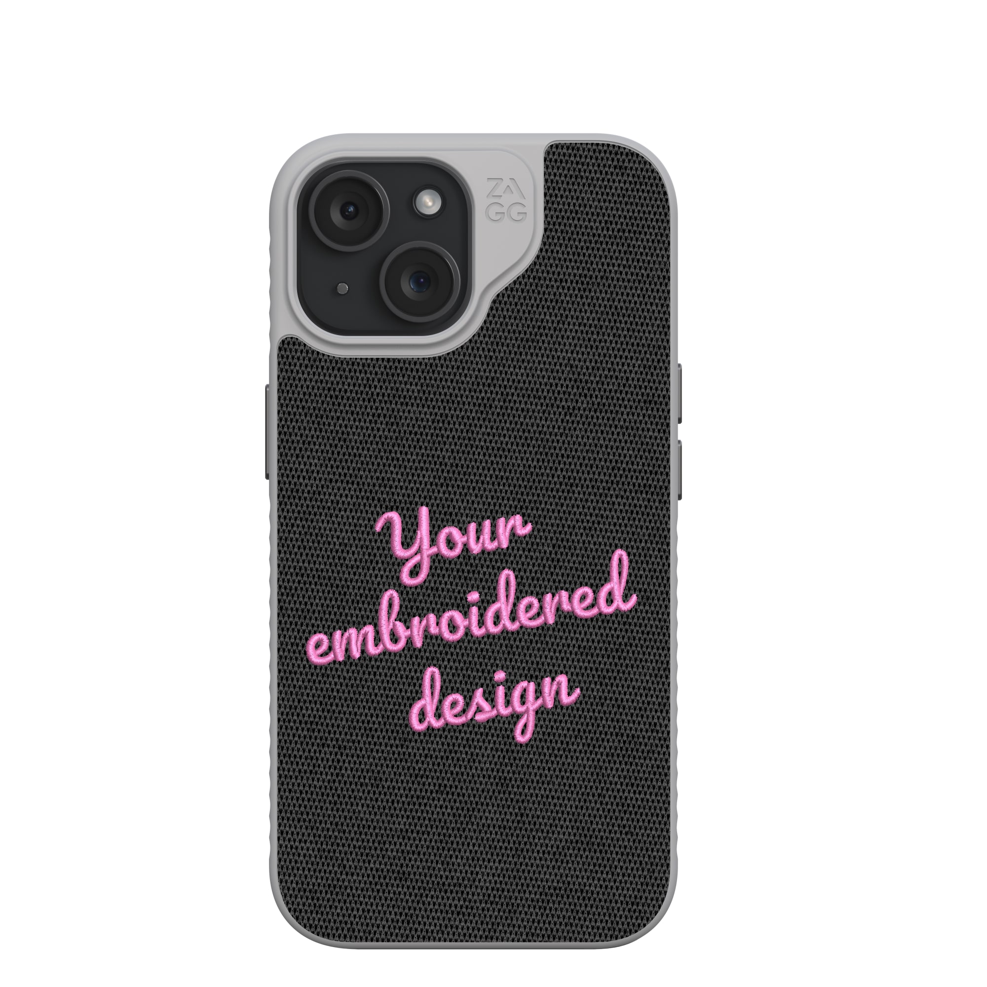 ZAGG Custom London Snap for MagSafe Phone Case Custom Embroidered Apple iPhone 15-image-702317019