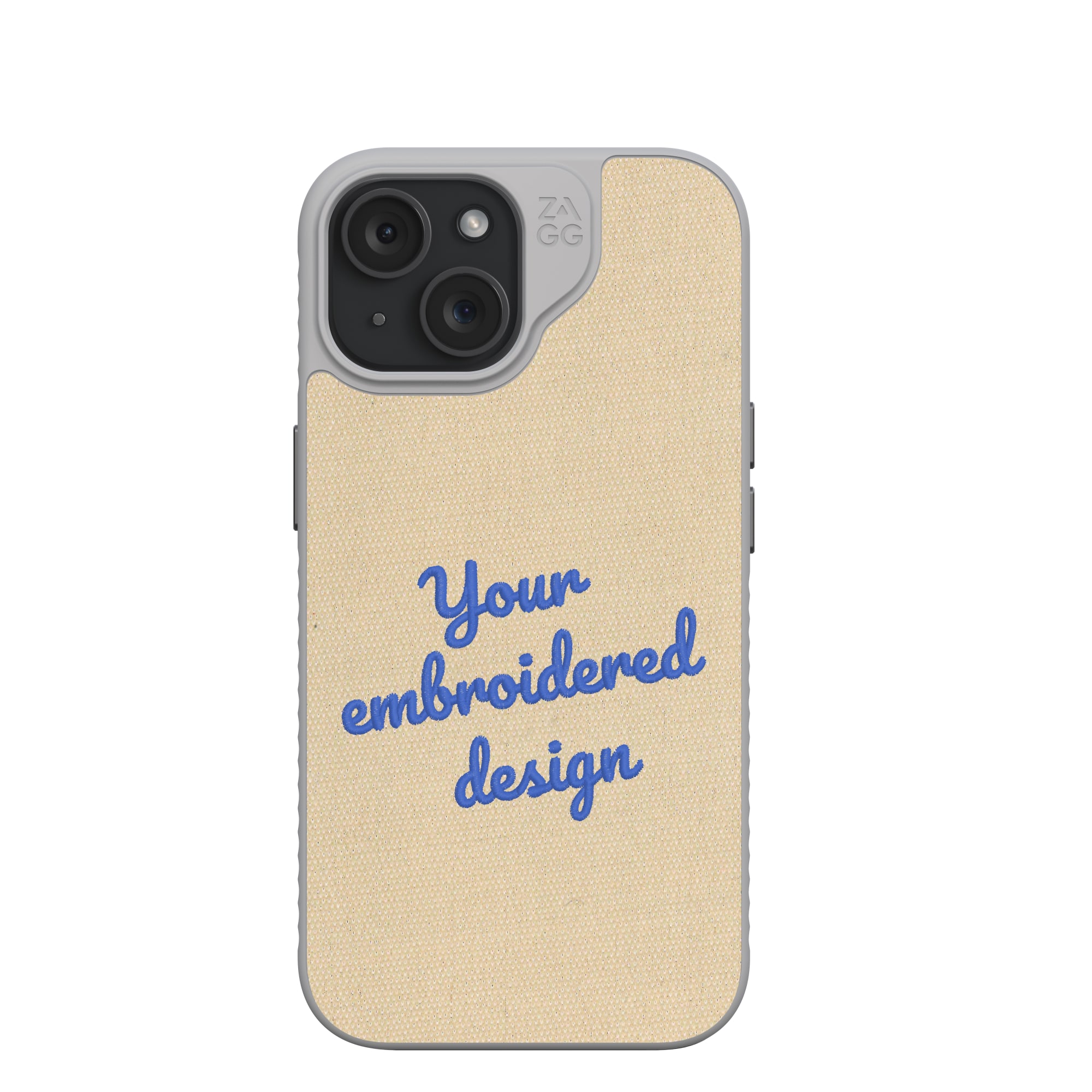 ZAGG Custom London Snap for MagSafe Phone Case Custom Embroidered Apple iPhone 15-image-702317594
