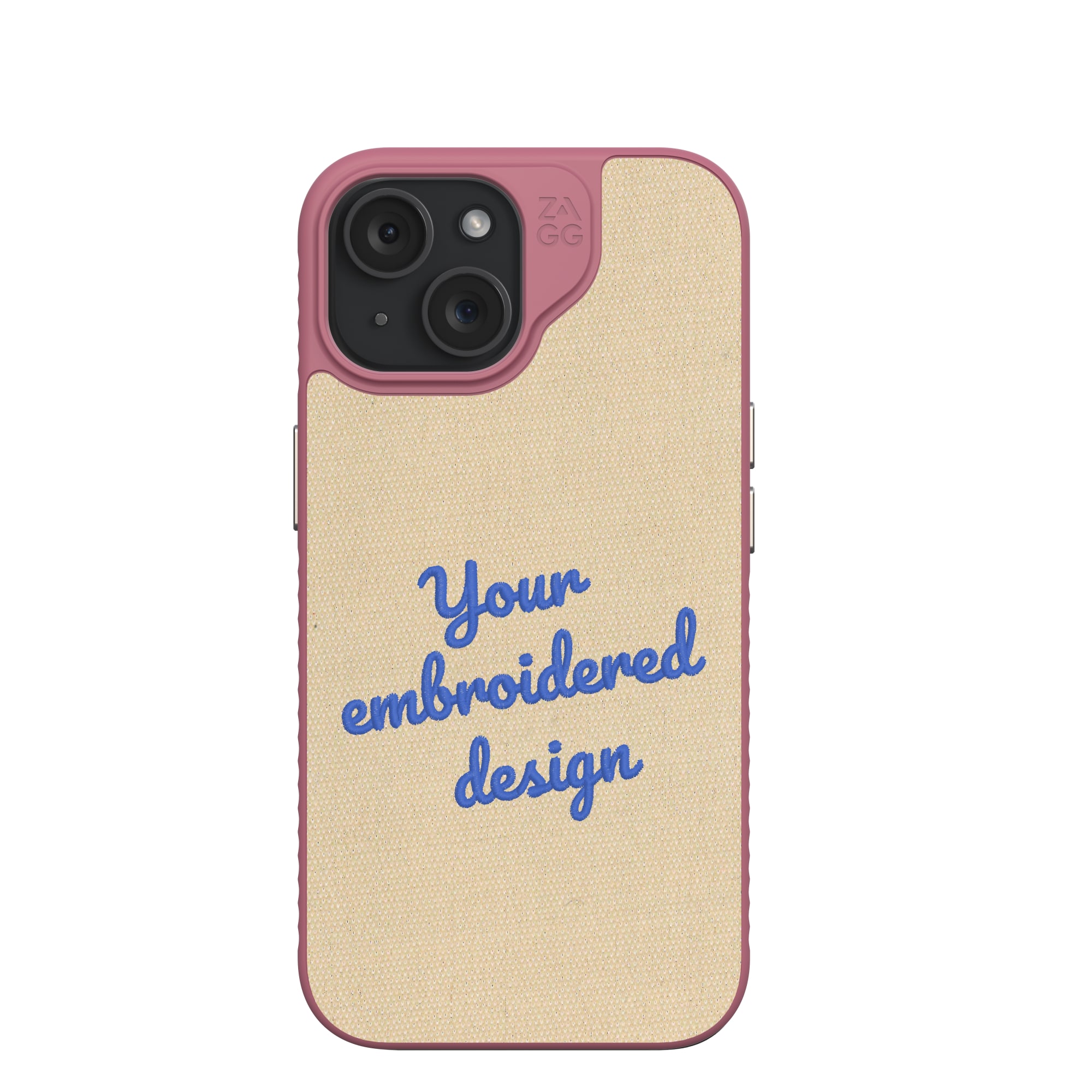 ZAGG Custom London Snap for MagSafe Phone Case Custom Embroidered Apple iPhone 15-image-702317770