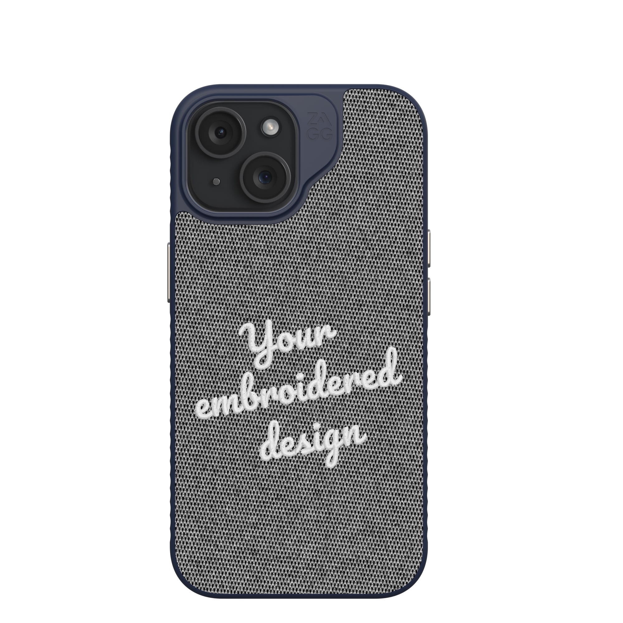 ZAGG Custom London Snap for MagSafe Phone Case Custom Embroidered Apple iPhone 15-image-702317684