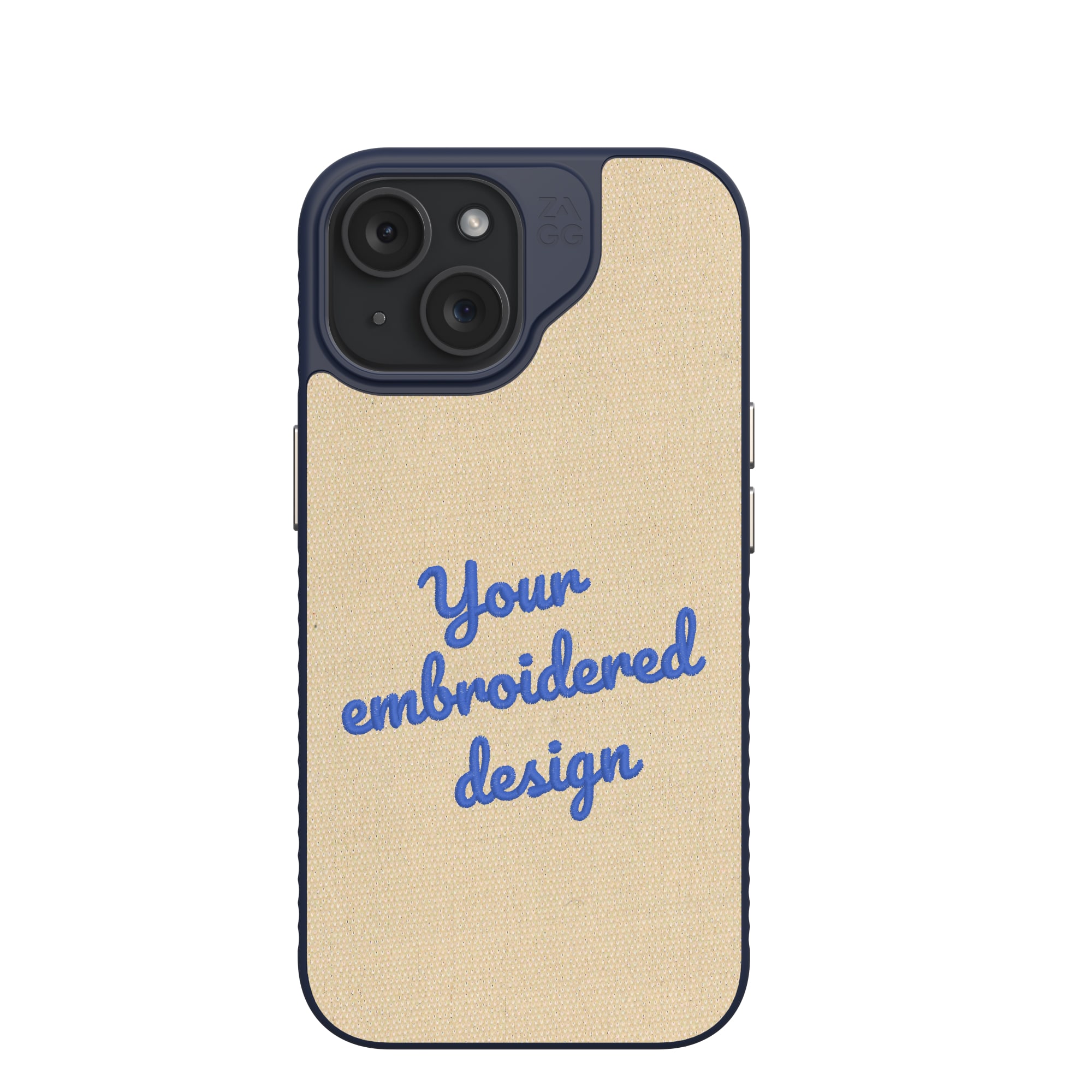 ZAGG Custom London Snap for MagSafe Phone Case Custom Embroidered Apple iPhone 15-image-702317682