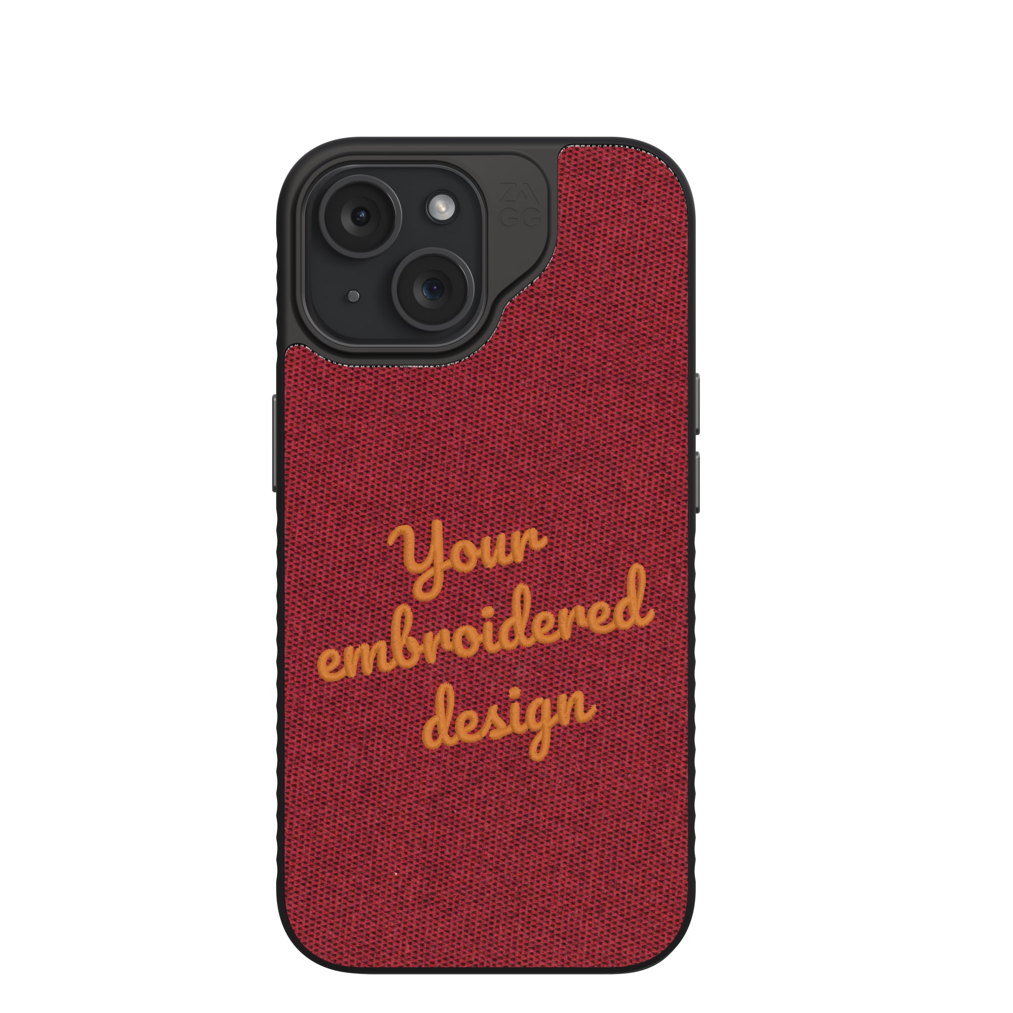 ZAGG Custom London Snap for MagSafe Phone Case Custom Embroidered Apple iPhone 15-image-702317512