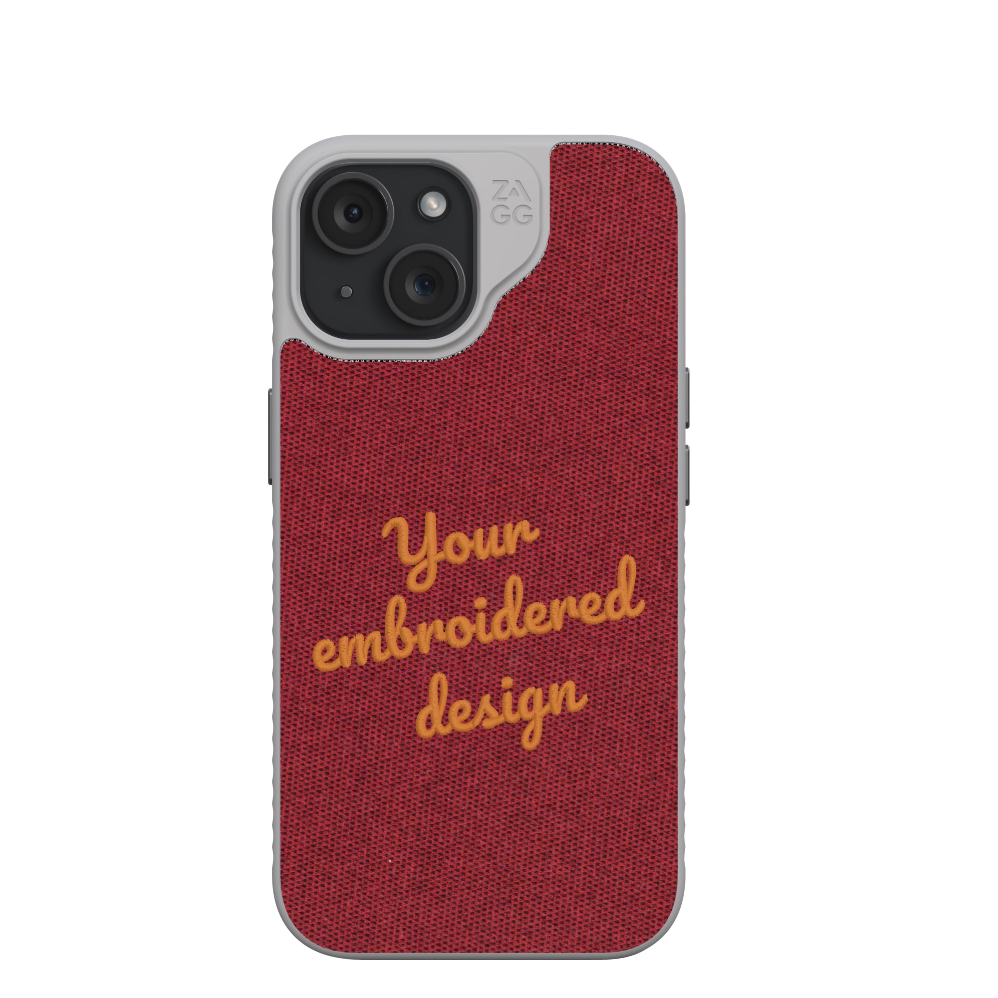 ZAGG Custom London Snap for MagSafe Phone Case Custom Embroidered Apple iPhone 15-image-702317600