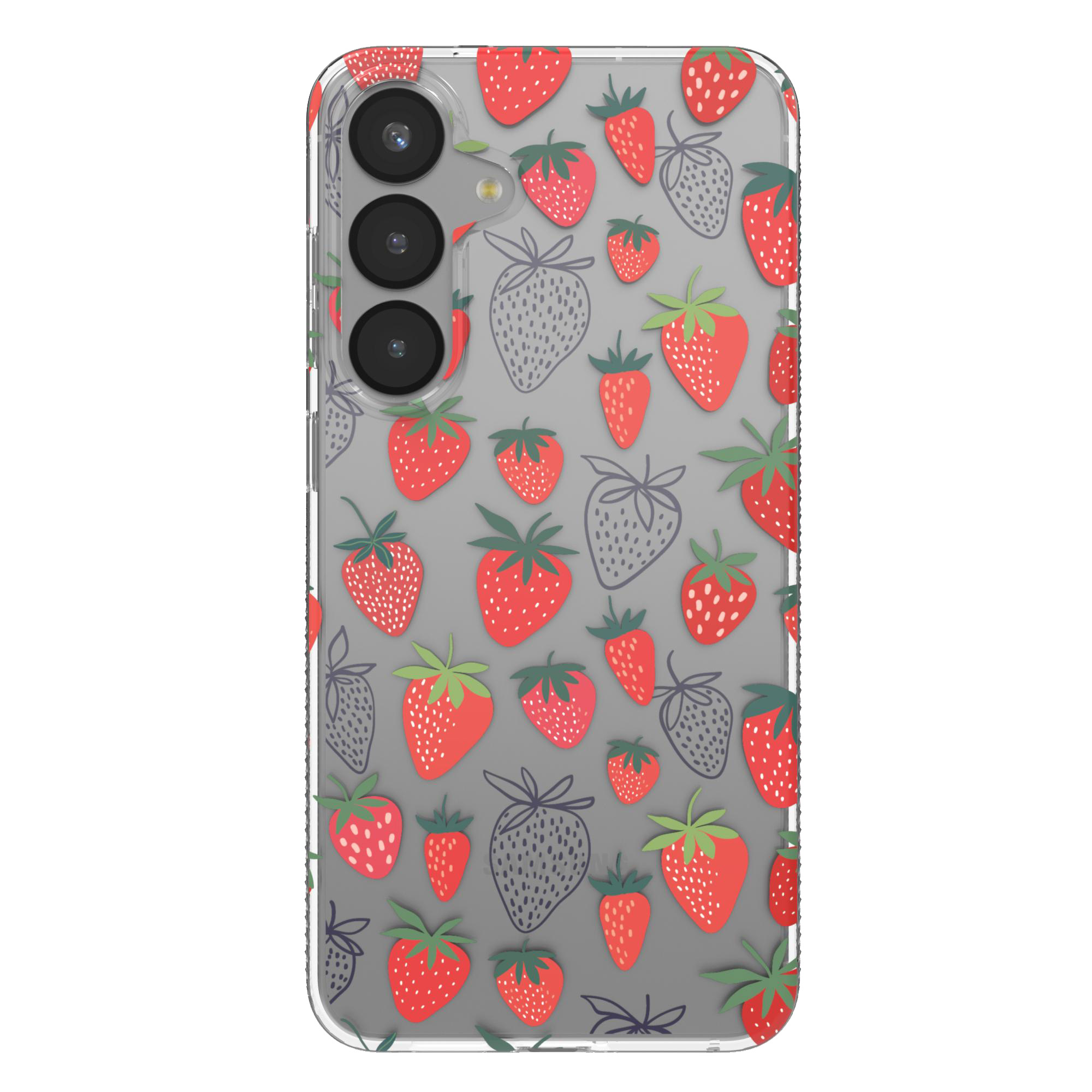 ZAGG Milan Strawberry Samsung Cell Phone Case Galaxy S25+ in Strawberries-image-702317346