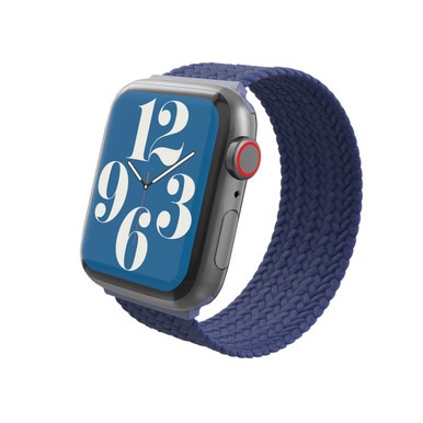 InvisibleShield Braided Watch Band for Apple Watch in Blue | Size 45mm/44mm/42mm | Band Size: Small-image-705009505