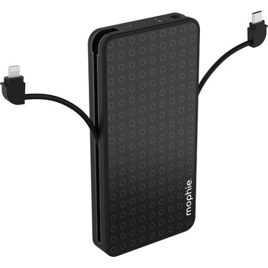 mophie powerstation plus 10k power bank with integrated cables 20w in power on-image-401116270