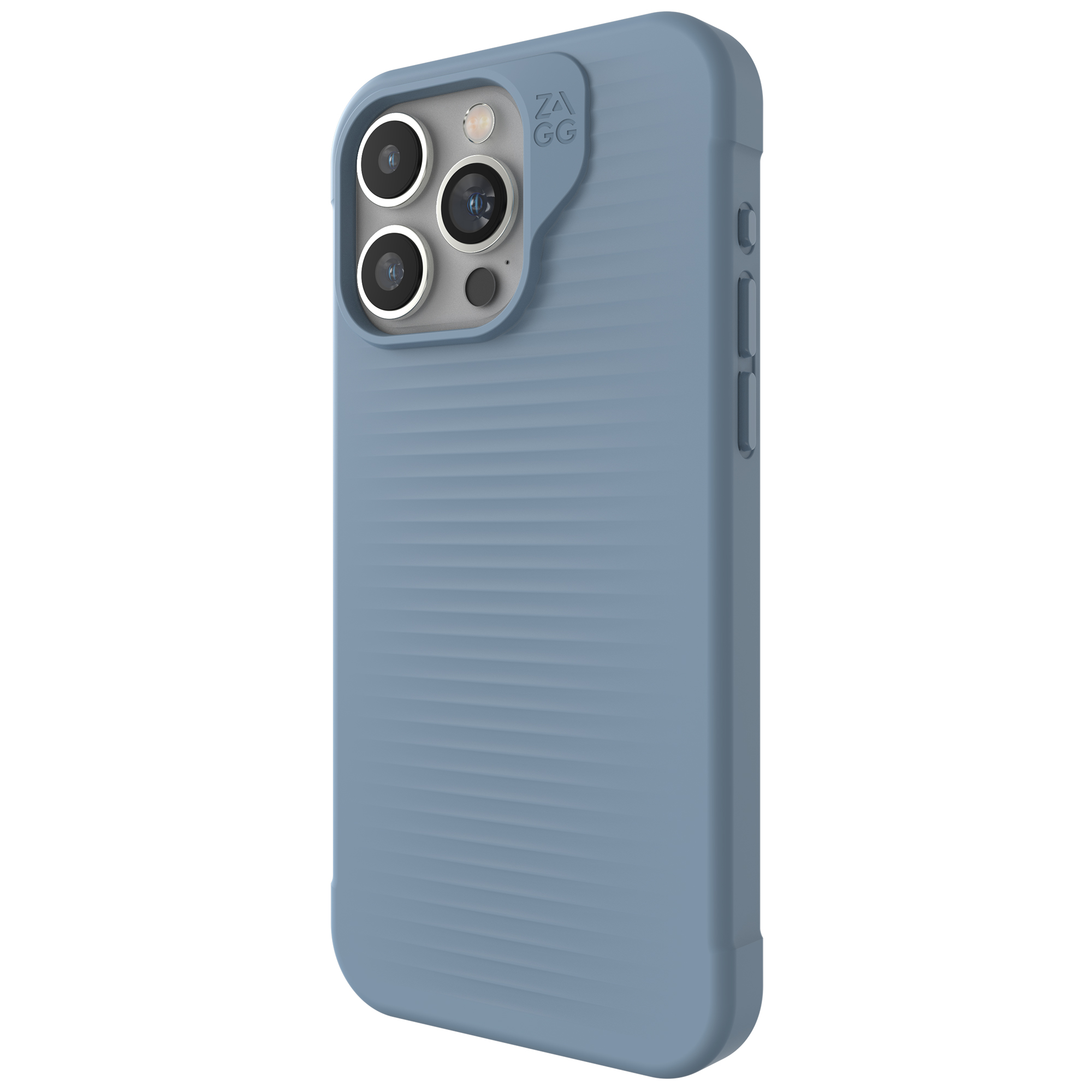 ZAGG Luxe Snap for MagSafe Recycled Cell Phone Case Apple iPhone 15 Pro Max in Blue-image-702311912
