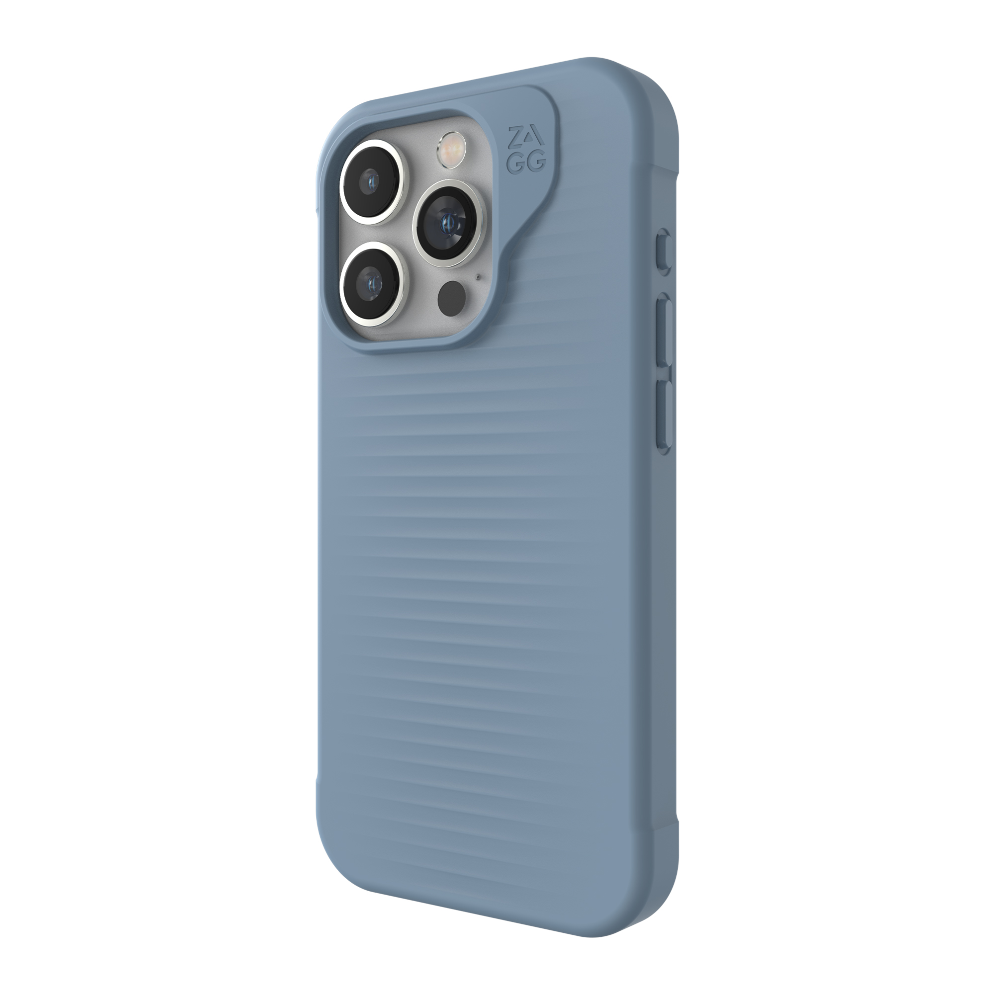 ZAGG Luxe Snap for MagSafe Recycled Cell Phone Case Apple iPhone 15 Pro in Blue-image-702311911