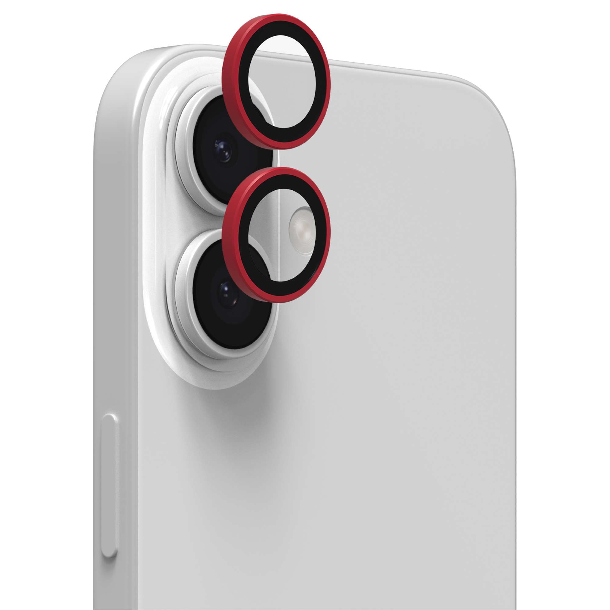 InvisibleShield Glass Elite Camera Rings Lens Protector Apple iPhone 17 in Red-image-200119642