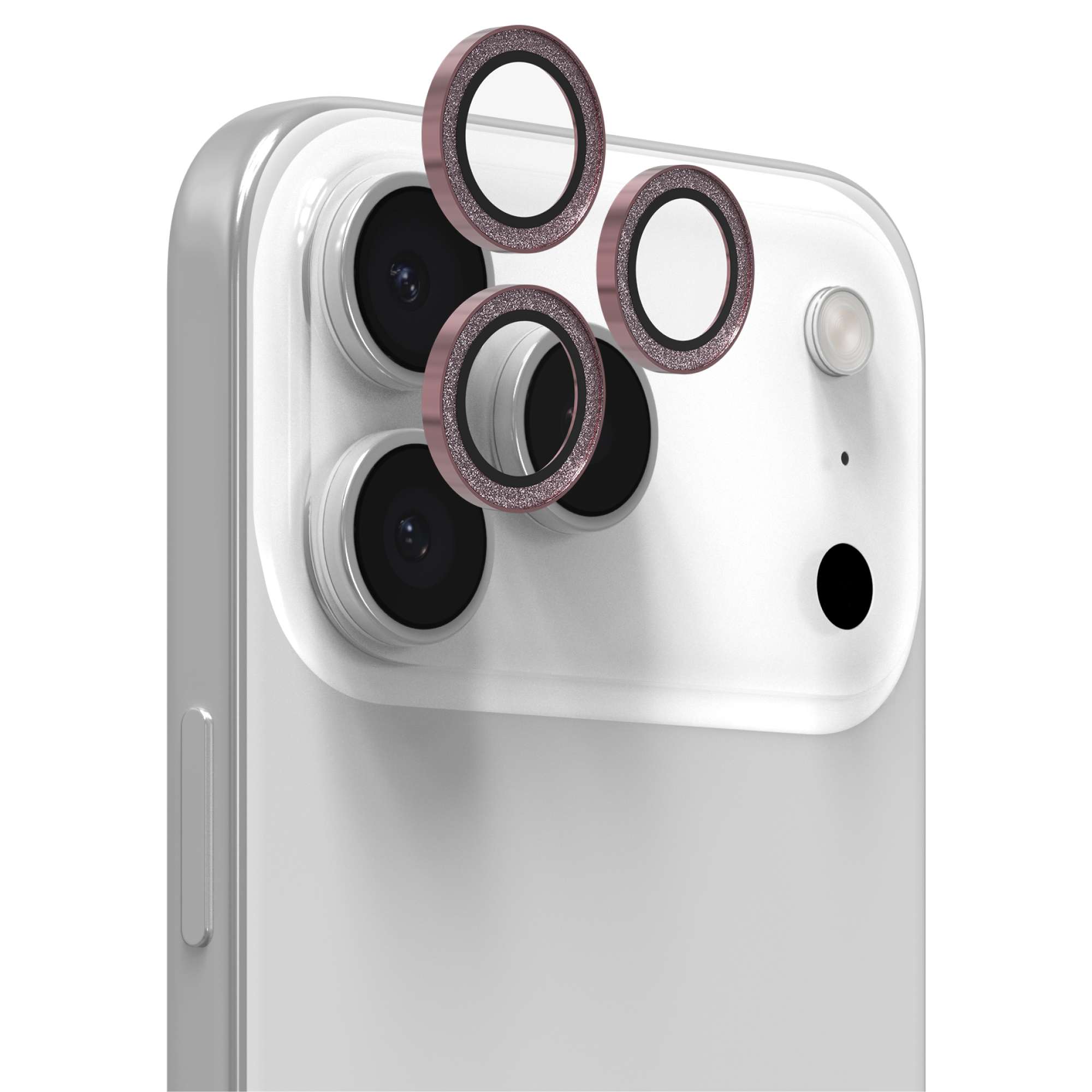 InvisibleShield Glass Elite Camera Rings Lens Protector Apple iPhone 17 Pro/iPhone 17 Pro Max in Pink Glitter-image-200119629
