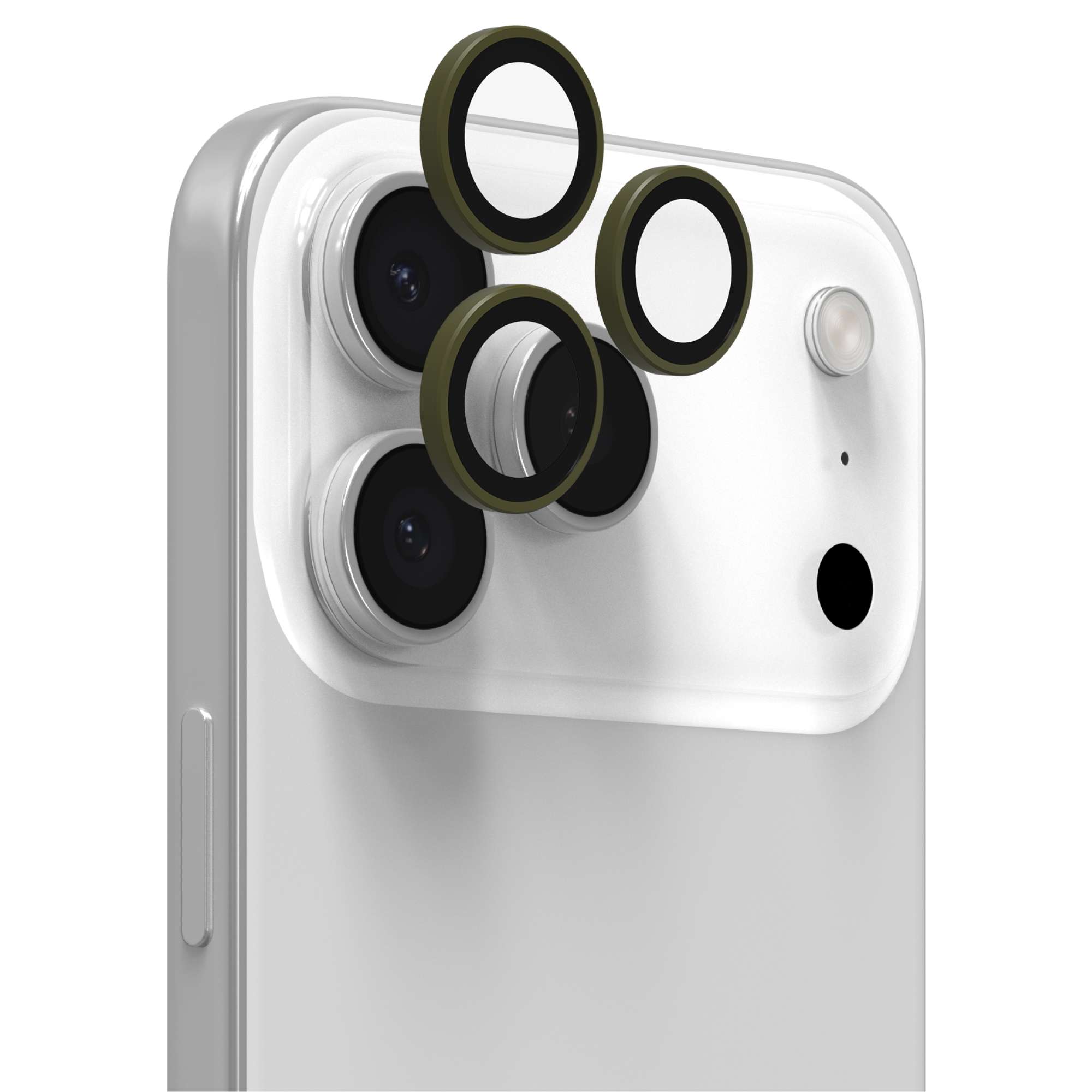 InvisibleShield Glass Elite Camera Rings Lens Protector Apple iPhone 17 Pro/iPhone 17 Pro Max in Sea Kelp Green-image-200119635