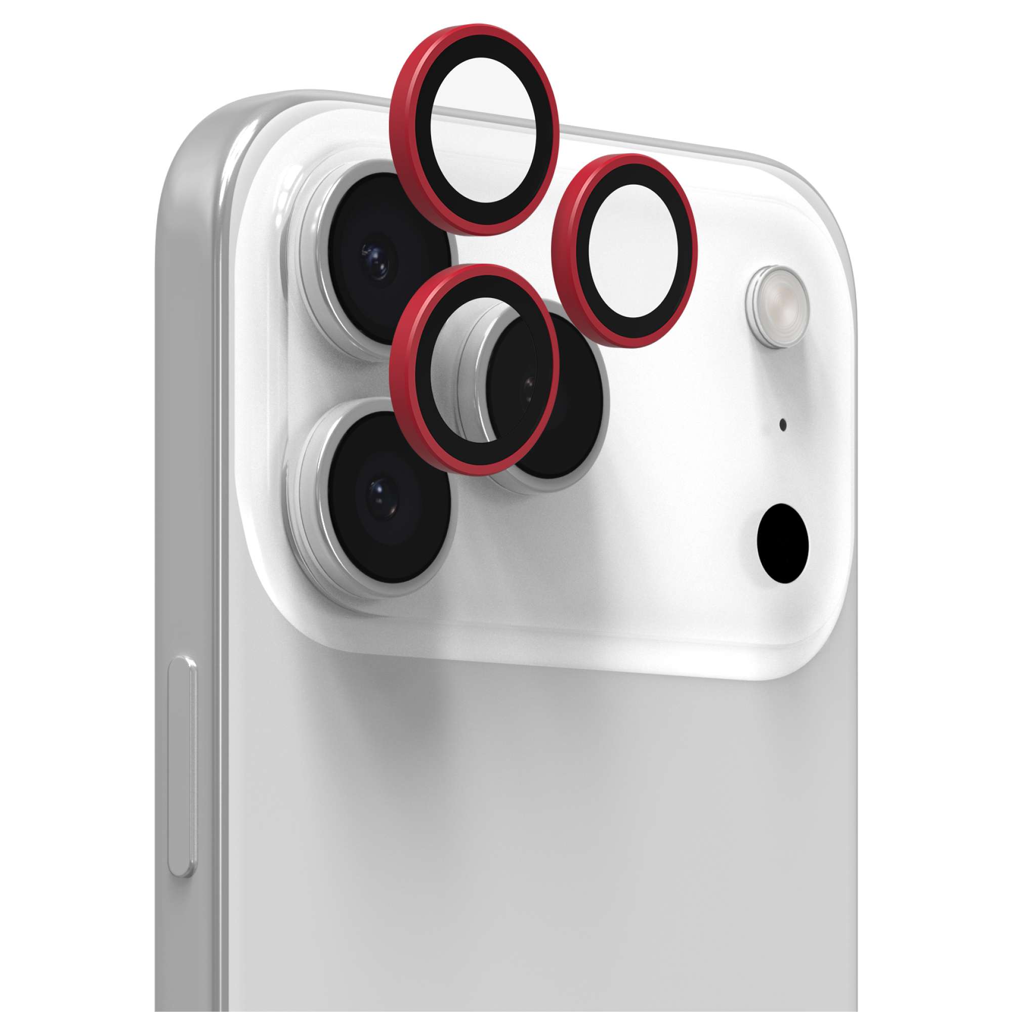 InvisibleShield Glass Elite Camera Rings Lens Protector Apple iPhone 17 Pro/iPhone 17 Pro Max in Red-image-200119644