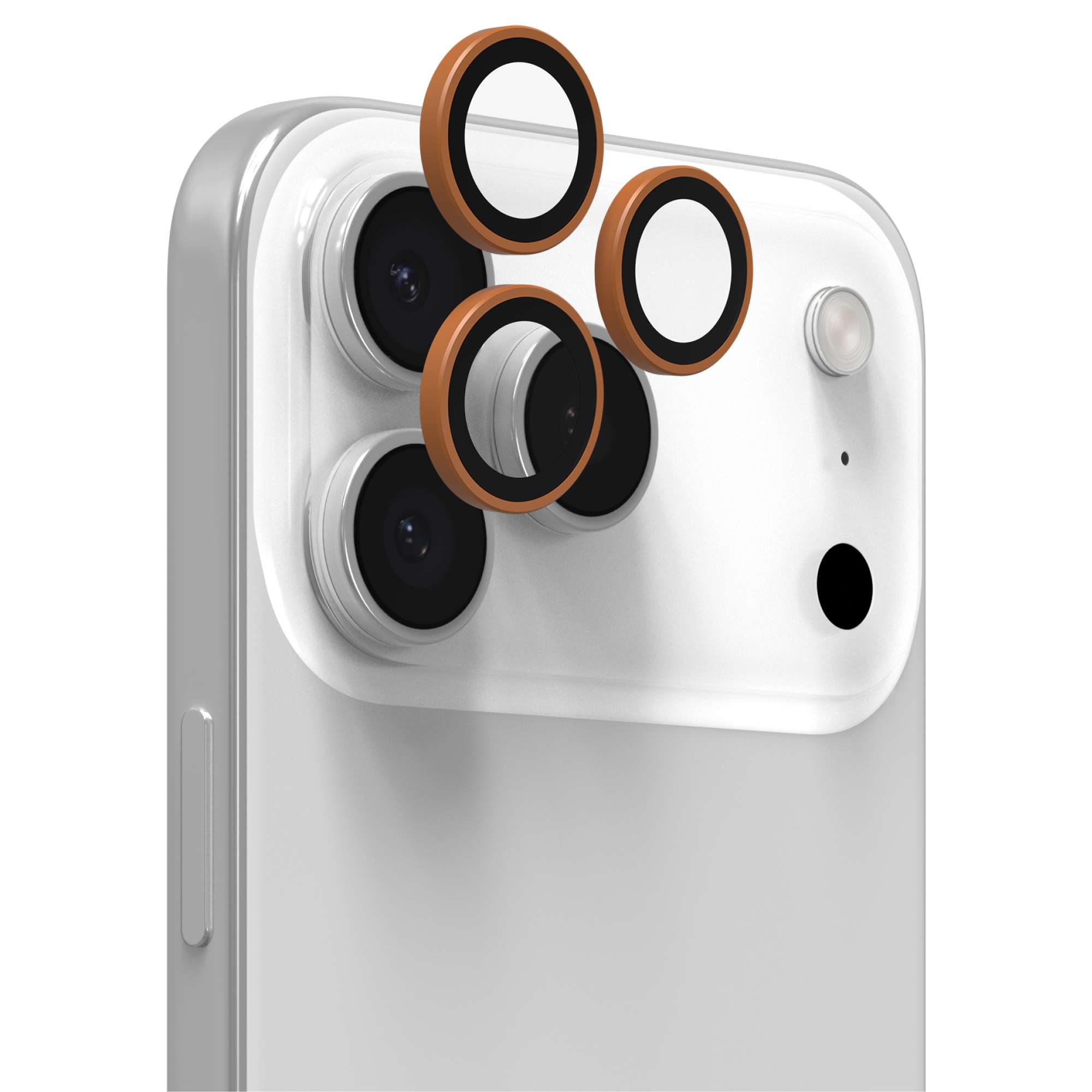 InvisibleShield Glass Elite Camera Rings Lens Protector Apple iPhone 17 Pro/iPhone 17 Pro Max in Orange-image-200119647