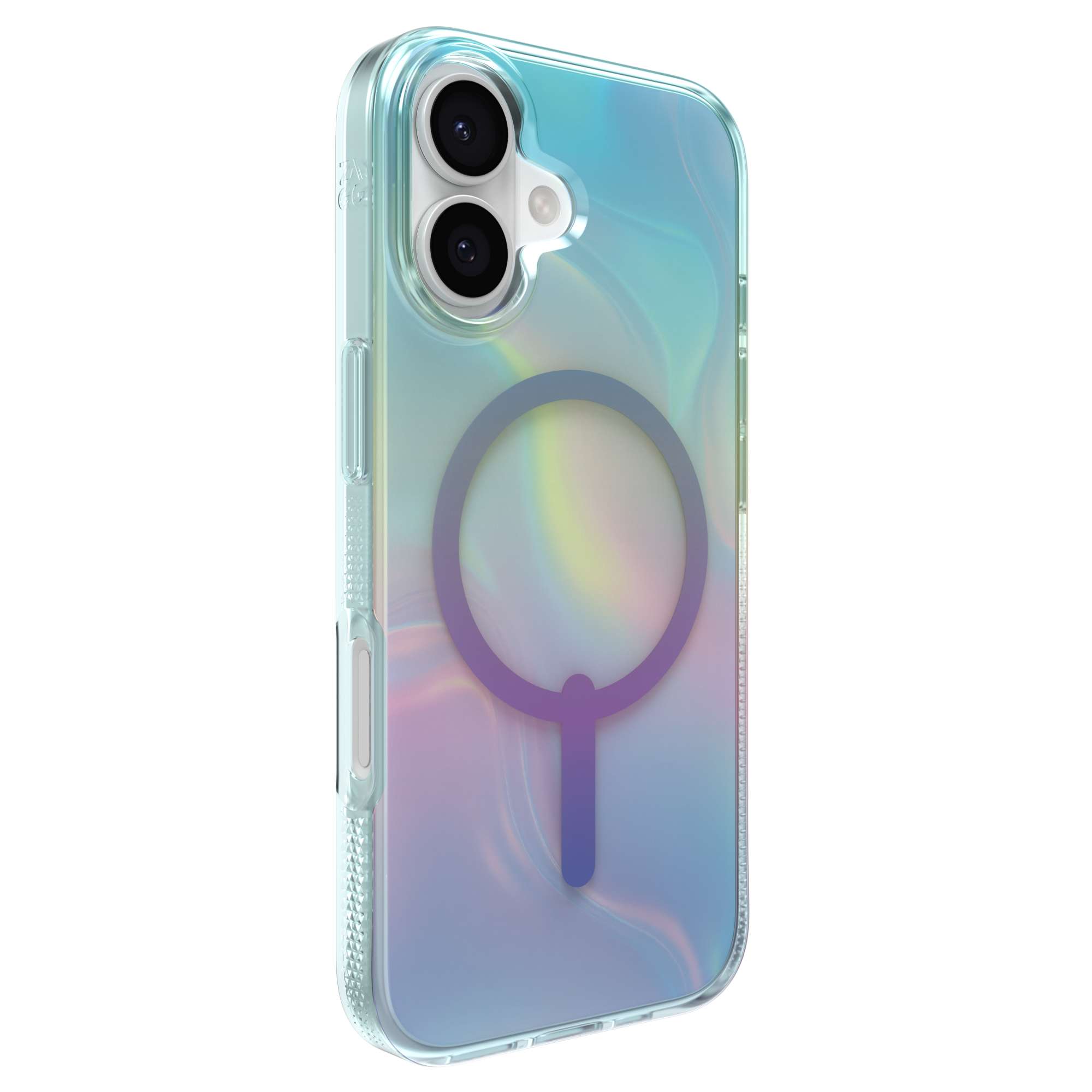 【mana】AppleDesign Milan Snap for MagSafe iPhone 17 Clear Flower Phone Case