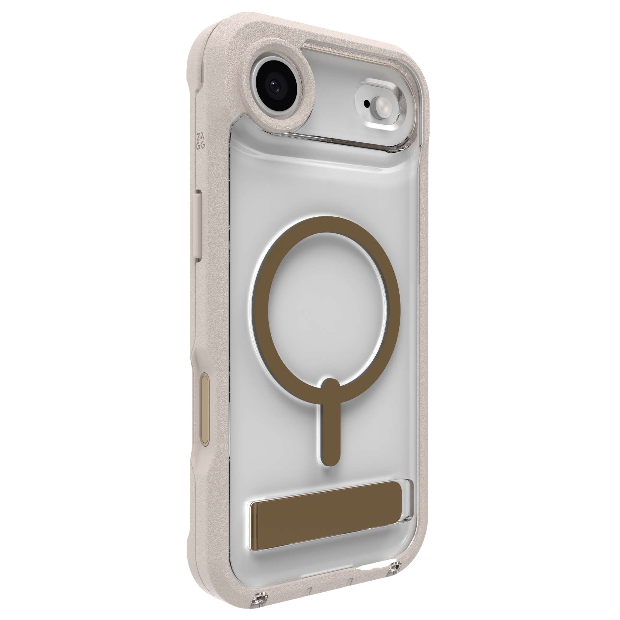 ZAGG Rainier Snap for MagSafe Phone Case with Stand Apple iPhone Air in Sandstone Beige