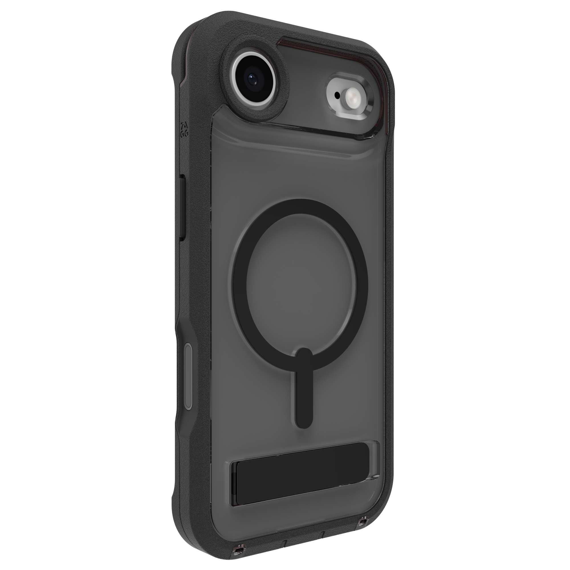 ZAGG Rainier Snap for MagSafe Phone Case with Stand Apple iPhone Air in Smoke Black