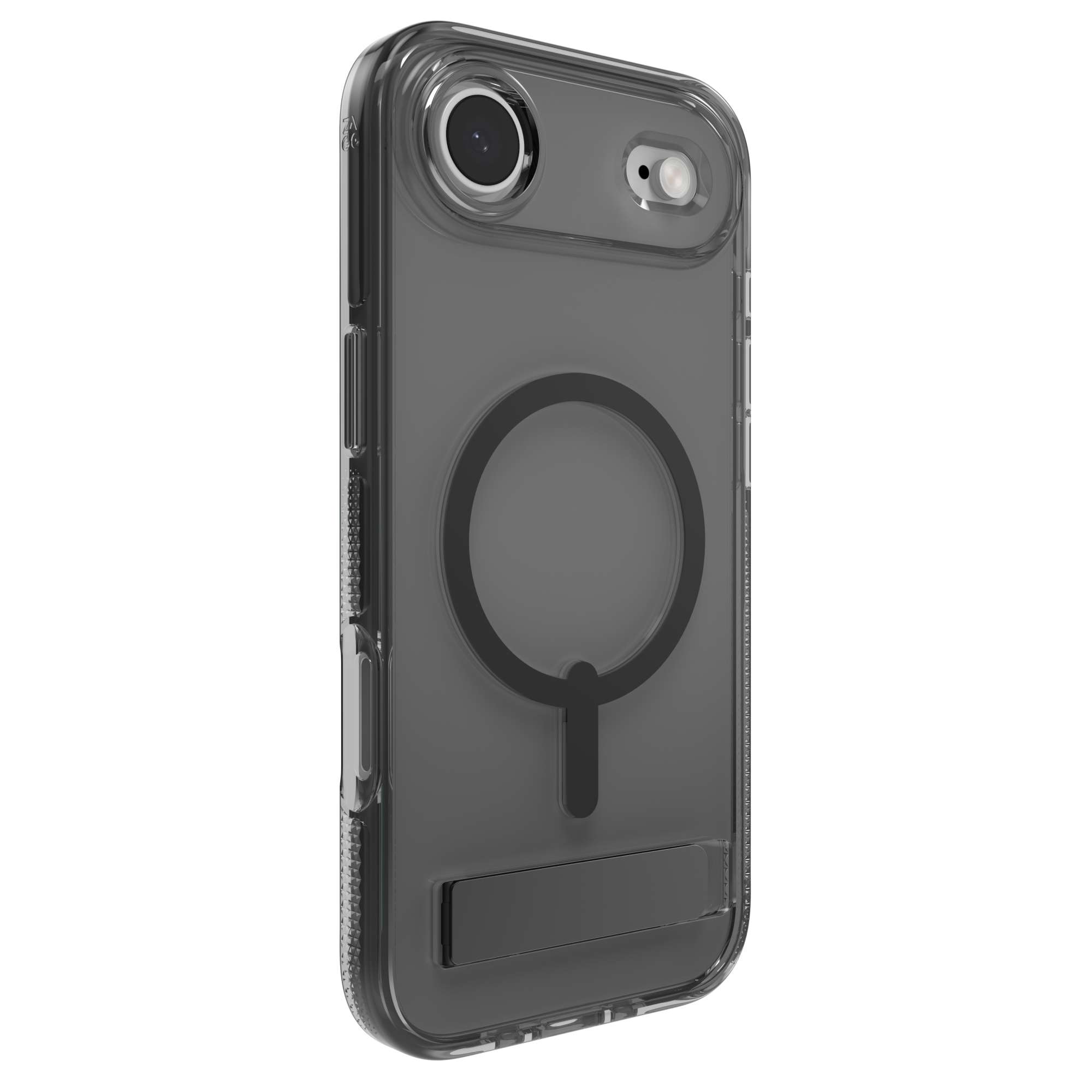 ZAGG Santa Cruz Snap for MagSafe Clear Phone Case with Stand Apple iPhone Air in Midnight Black-image-702318953