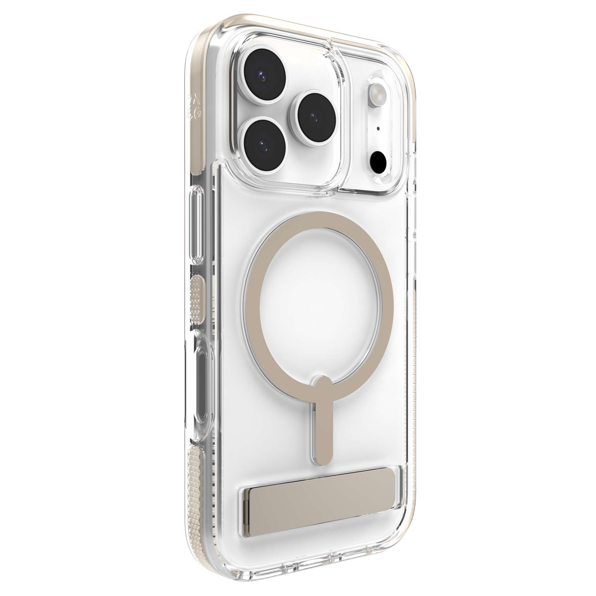 ZAGG Santa Cruz Snap Case mit Ständer für iPhone 17 Pro Max - Jet Black Drop - Bild 28 von 45