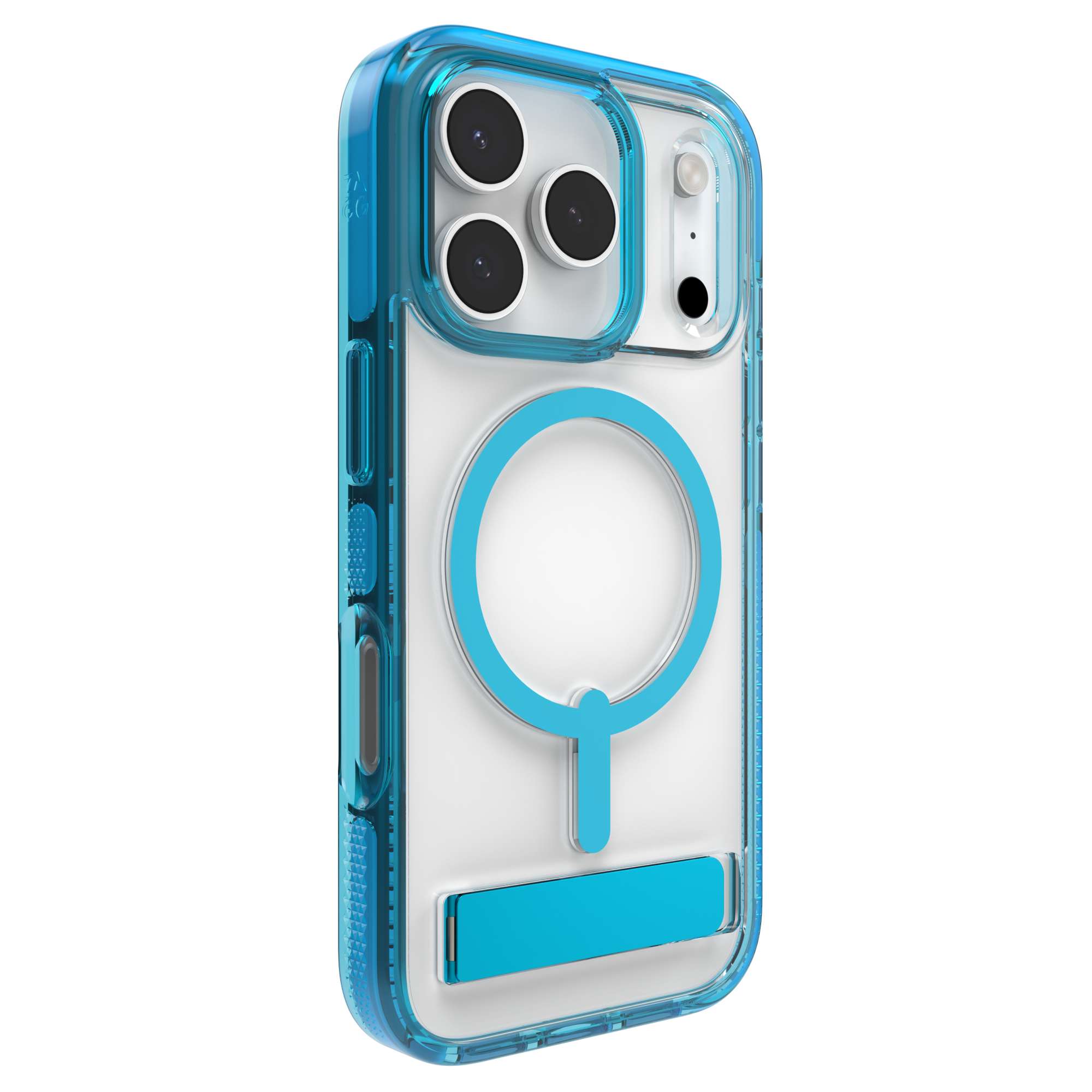 ZAGG Santa Cruz Snap Case mit Ständer für iPhone 17 Pro Max - Jet Black Drop - Bild 37 von 45