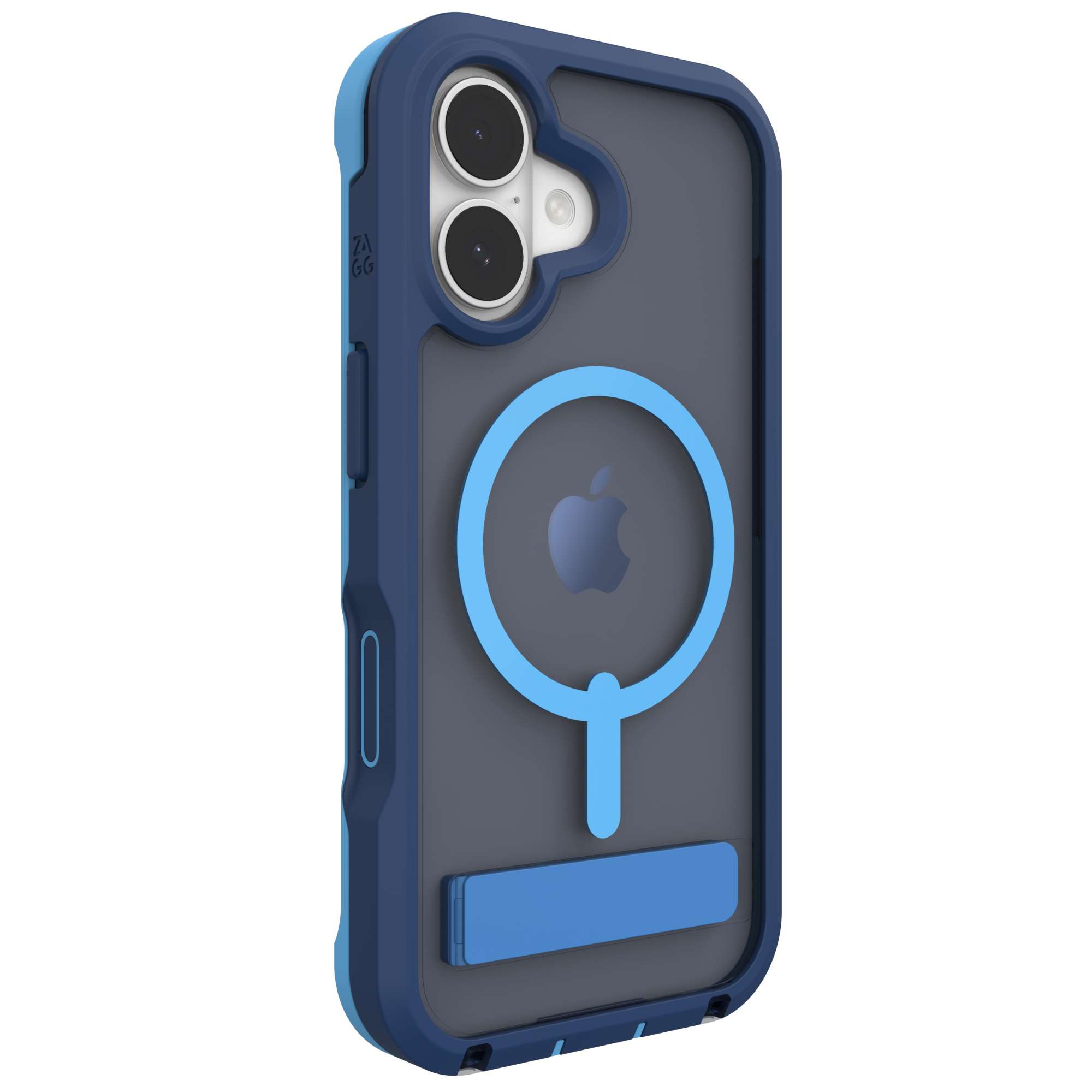 ZAGG Rainier Snap for MagSafe Phone Case with Stand iPhone 16 in Cobalt Horizon Blue-image-702320255