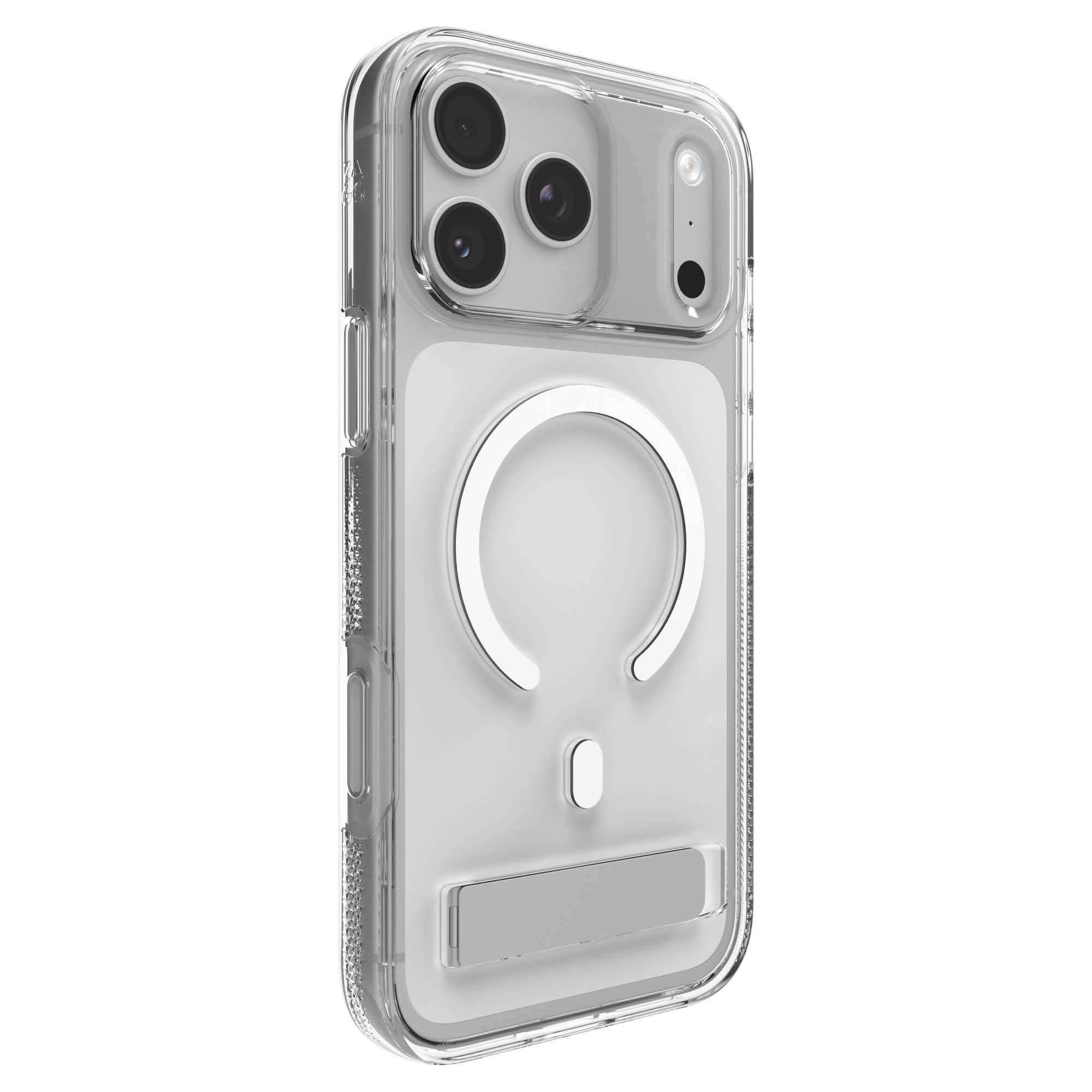 ZAGG Crystal Palace C-Snap for MagSafe Phone Case with Integrated Camera Button & Stand Apple iPhone 17 Pro Max in Clear-image-702320826