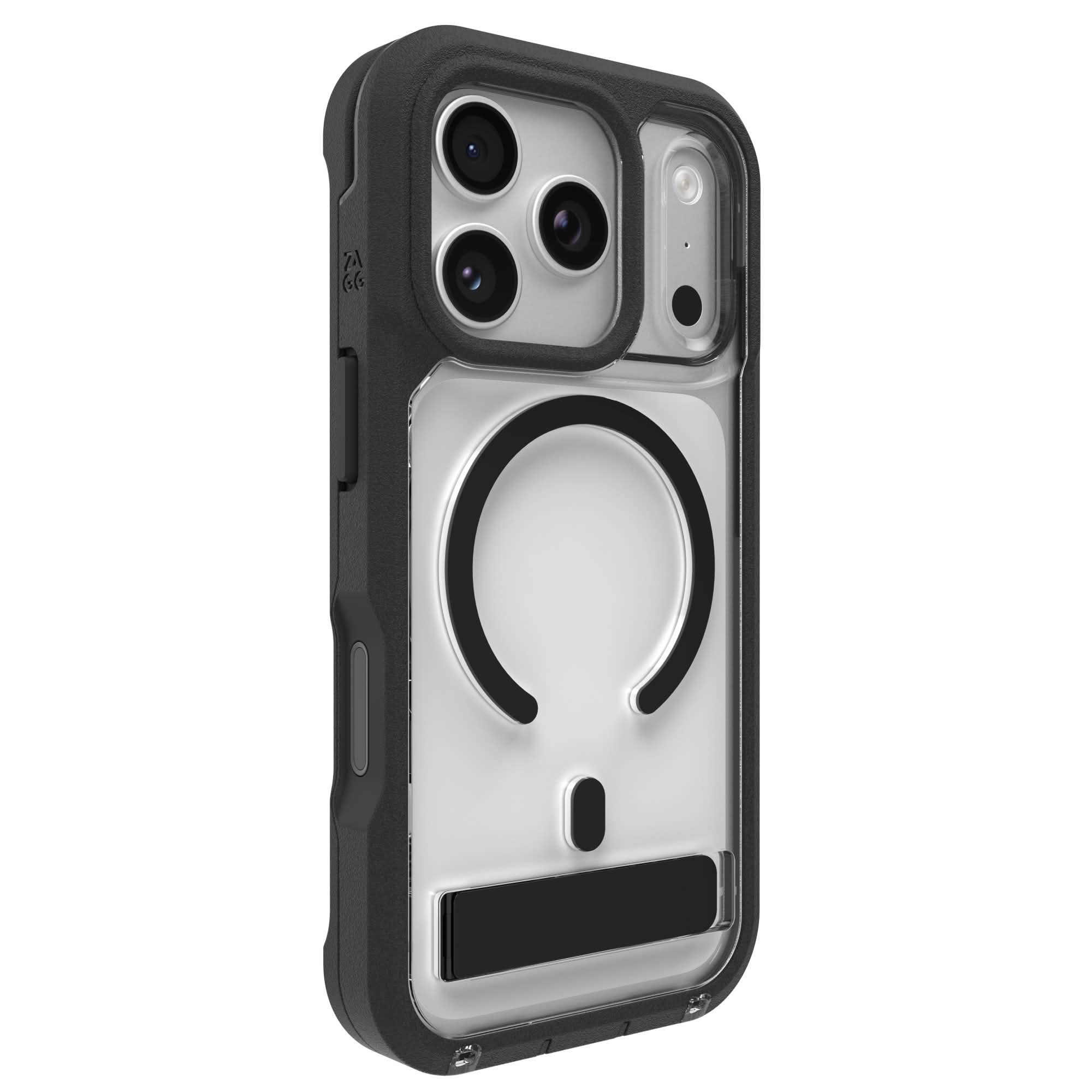 ZAGG Rainier C-Snap for MagSafe Phone Case with Stand Apple iPhone 17 Pro in Black-image-702320830