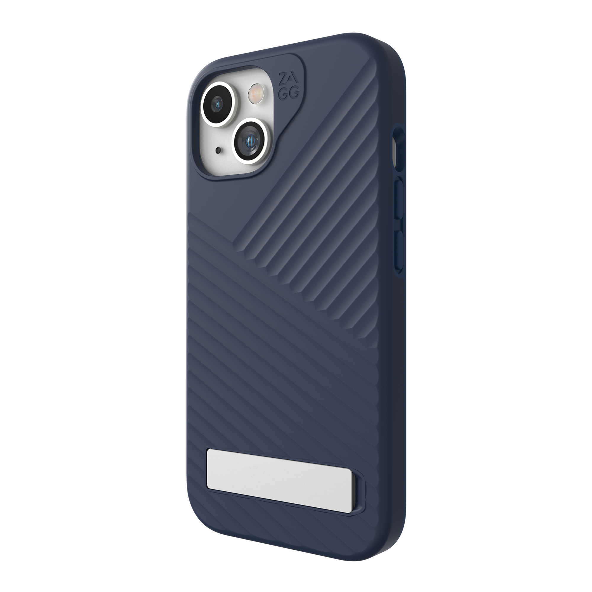 ZAGG Denali Snap for MagSafe Cell Phone Case Stand Apple iPhone 15/14/13 in Blue-image-702312720