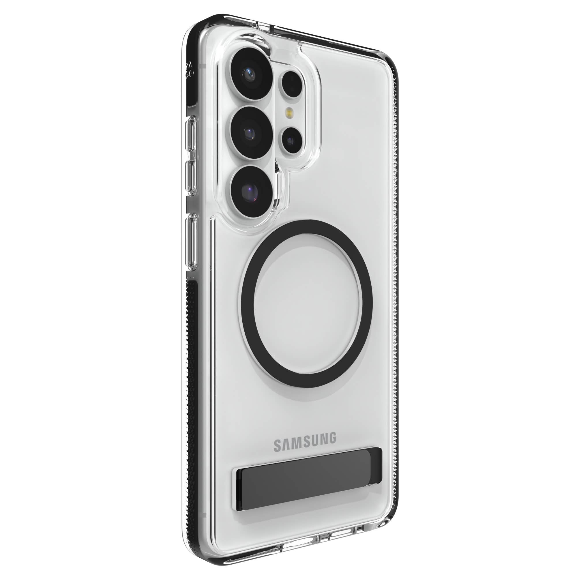 ZAGG Santa Cruz Snap Phone Case with Stand Samsung Galaxy S26 Ultra in Black
