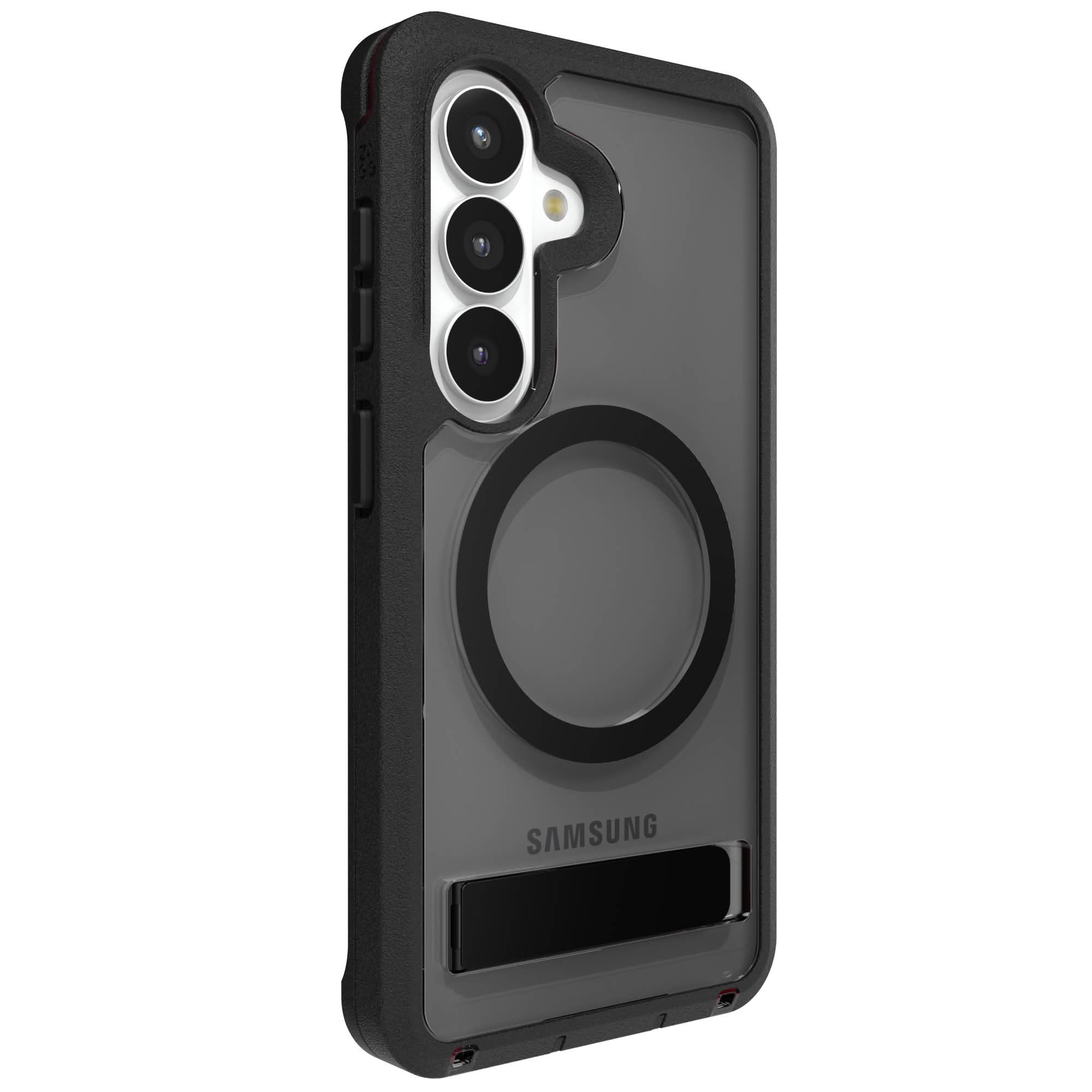 Zagg Rainier Kickstand Drop-Protection Case for Samsung Galaxy S26 - Black multicolor