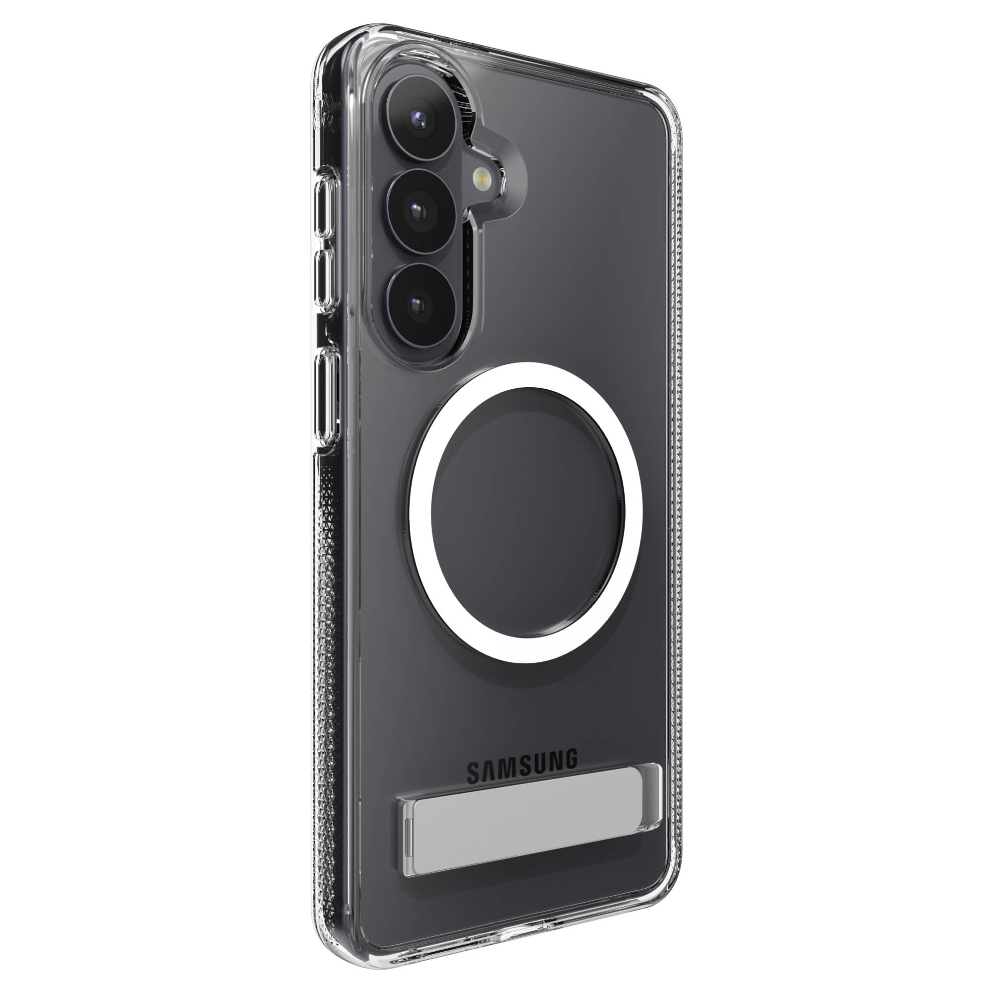 Zagg Crystal Palace Snap Case with Kickstand for Samsung Galaxy S26 Plus - Clear
