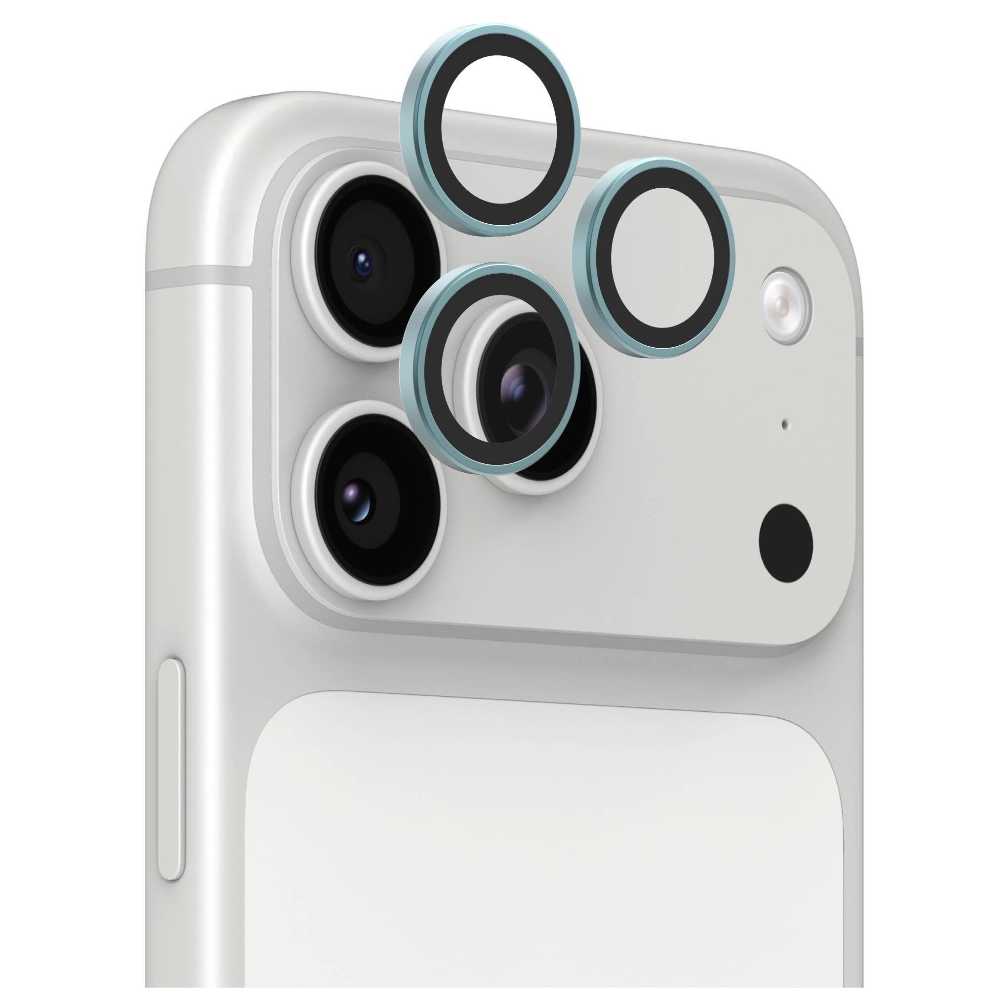 InvisibleShield Glass Elite Camera Rings Lens Protector Apple iPhone 18 Pro/iPhone 18 Pro Max in Blue
