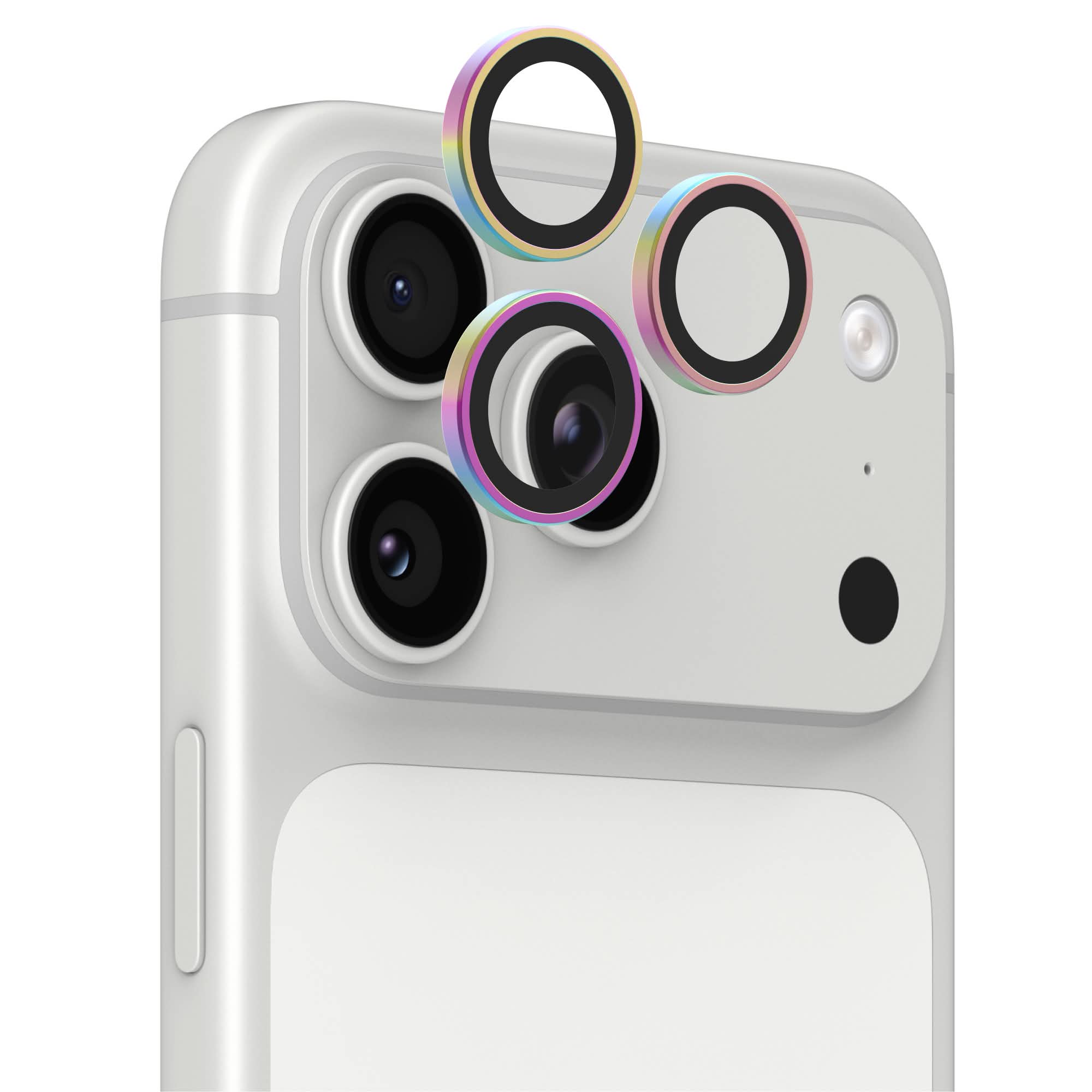 InvisibleShield Glass Elite Camera Rings Lens Protector Apple iPhone 18 Pro/iPhone 18 Pro Max in Iridescent