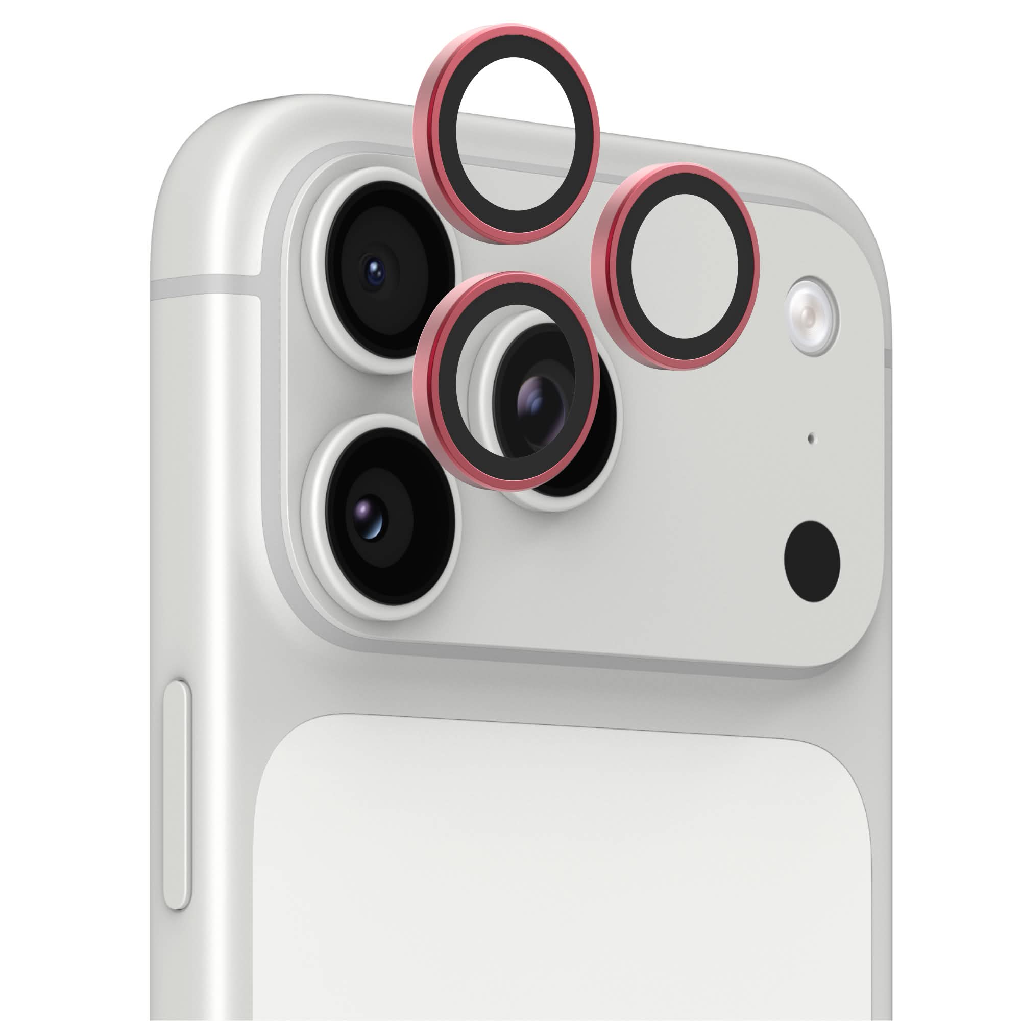 InvisibleShield Glass Elite Camera Rings Lens Protector Apple iPhone 18 Pro/iPhone 18 Pro Max in Red