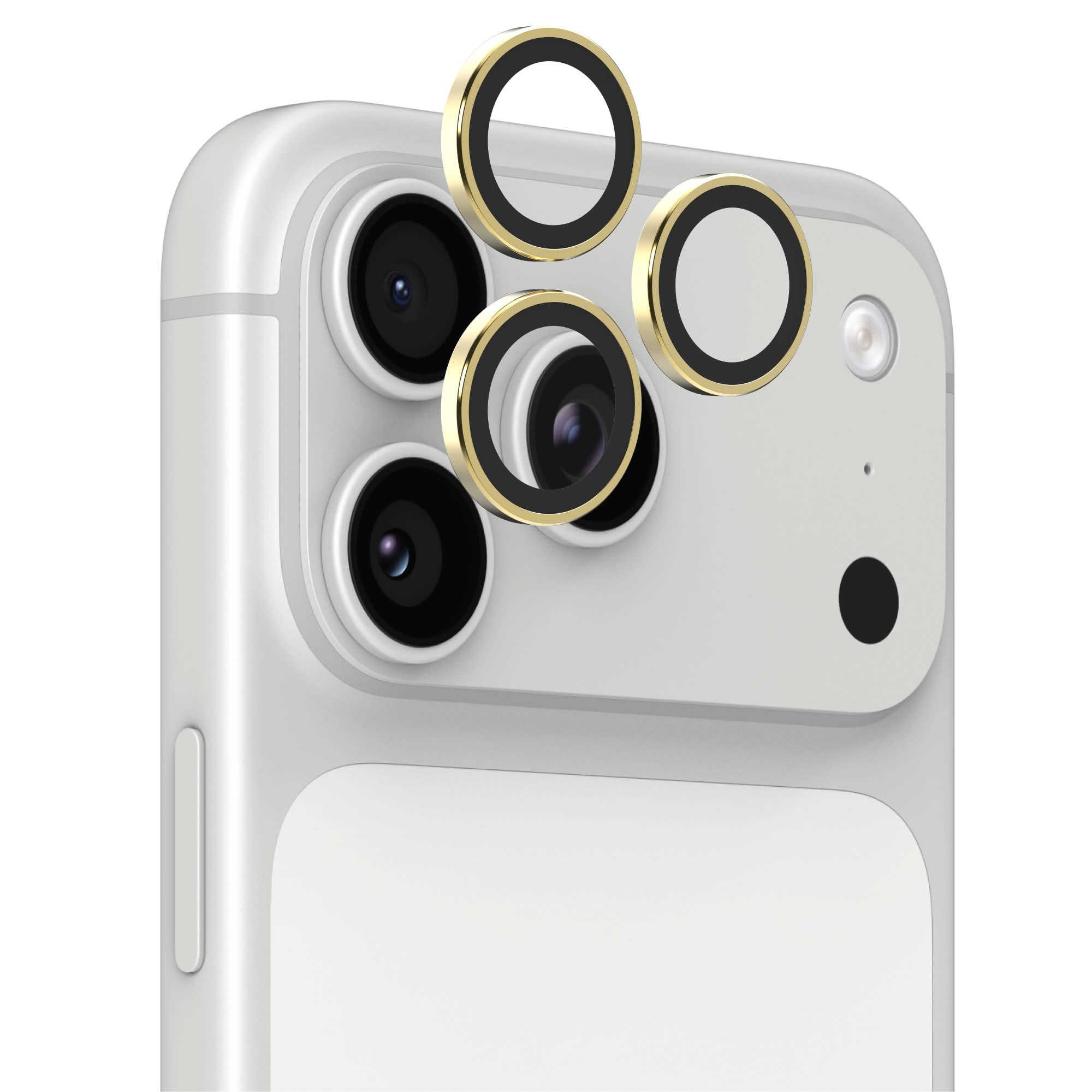 InvisibleShield Glass Elite Camera Rings Lens Protector Apple iPhone 18 Pro/iPhone 18 Pro Max in Gold