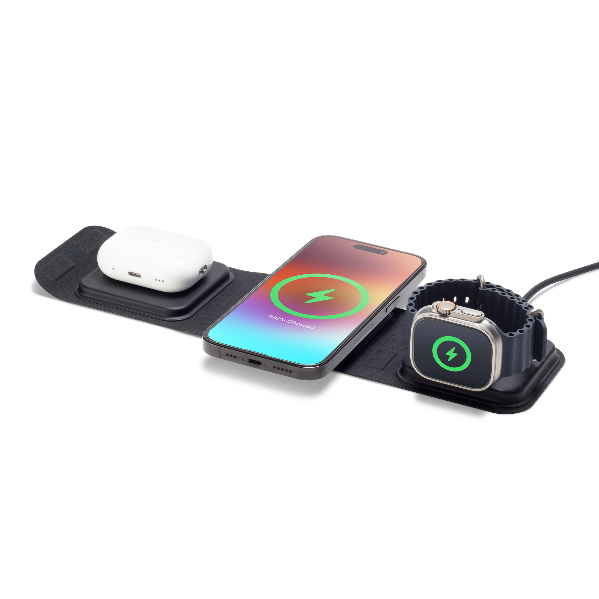 スマホアクセサリー molphie snap+multi device travel charger Snap+ Multi-Device Travel Charger - Portable wireless
