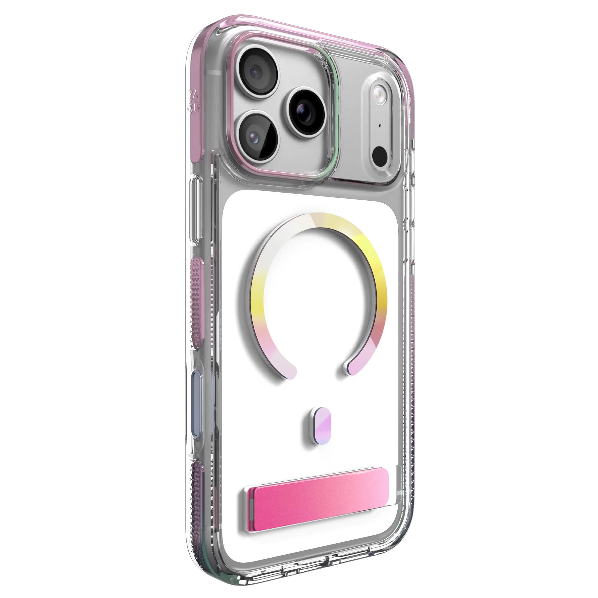 Zagg Santa Cruz MagSafe Case with 13-Ft Drop Protection and Kickstand for Apple iPhone 18 Pro Max / 17 Pro Max - Multicolor
