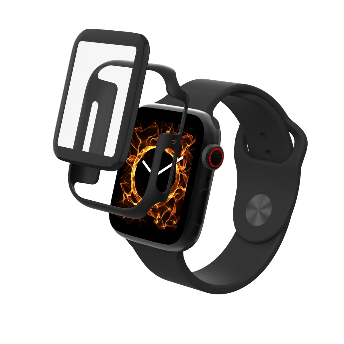 InvisibleShield Glass+ 360 for the Apple Watch Series 5/4 (40mm) (Black)