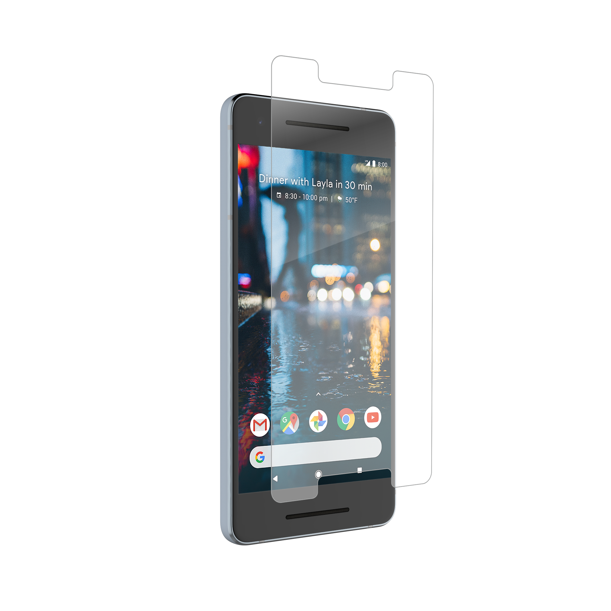 InvisibleShield Glass+ for the Google Pixel 2 (Case Friendly)