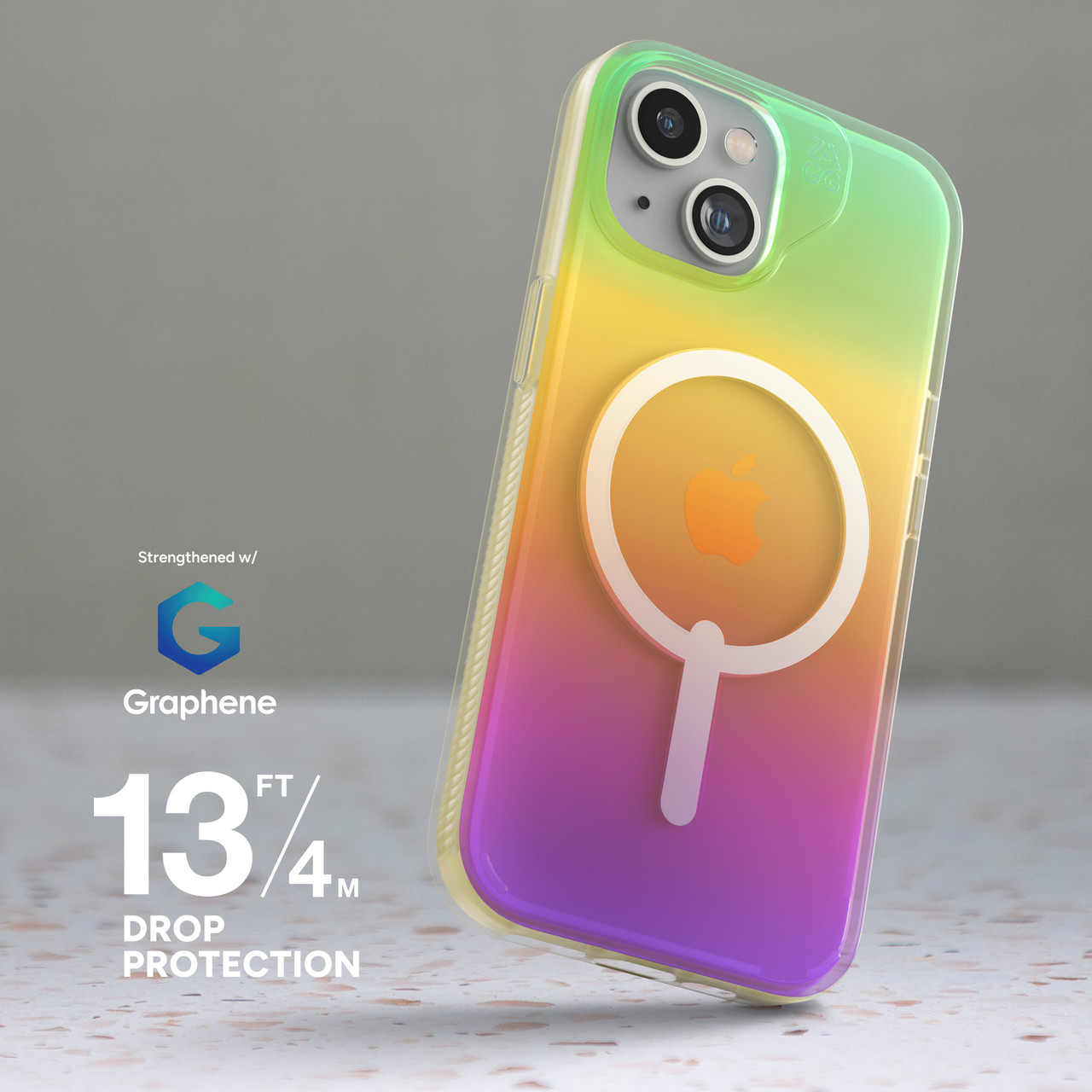 ZAGG Milan Snap iPhone 15 Case - iPhone MagSafe Case with Drop Protection-image