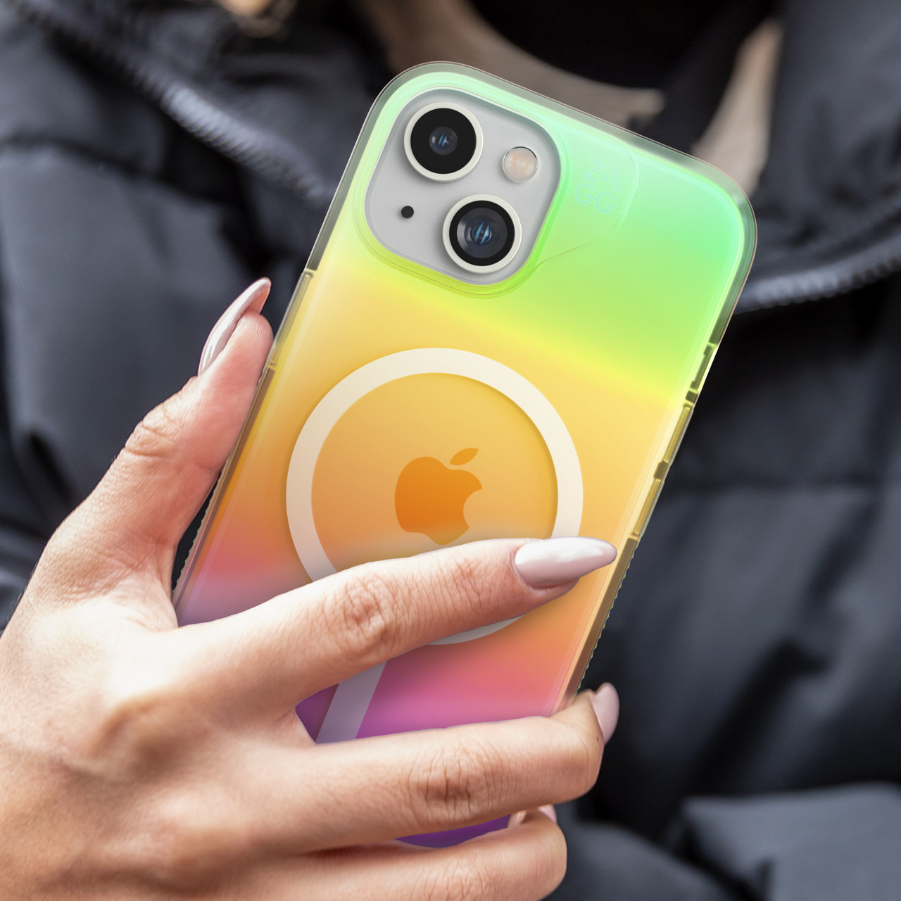 ZAGG Milan Snap iPhone 15 Case - iPhone MagSafe Case with Drop Protection-image