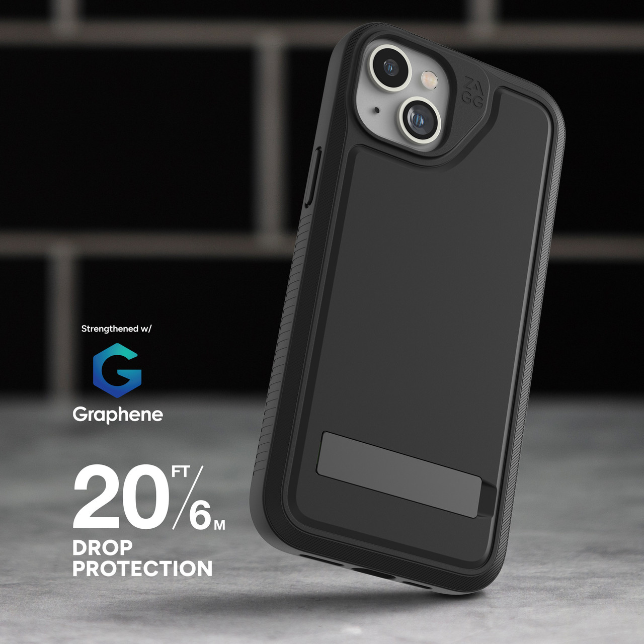 ZAGG Everest Snap iPhone 15 Plus Case with Kickstand for Phone - Drop - 第 7/9 張圖片