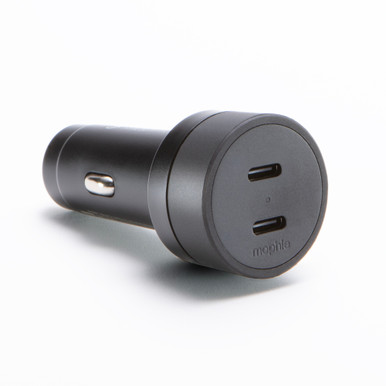 Car Charger Dual USB-C 60W - Car adapter charger - Mophie