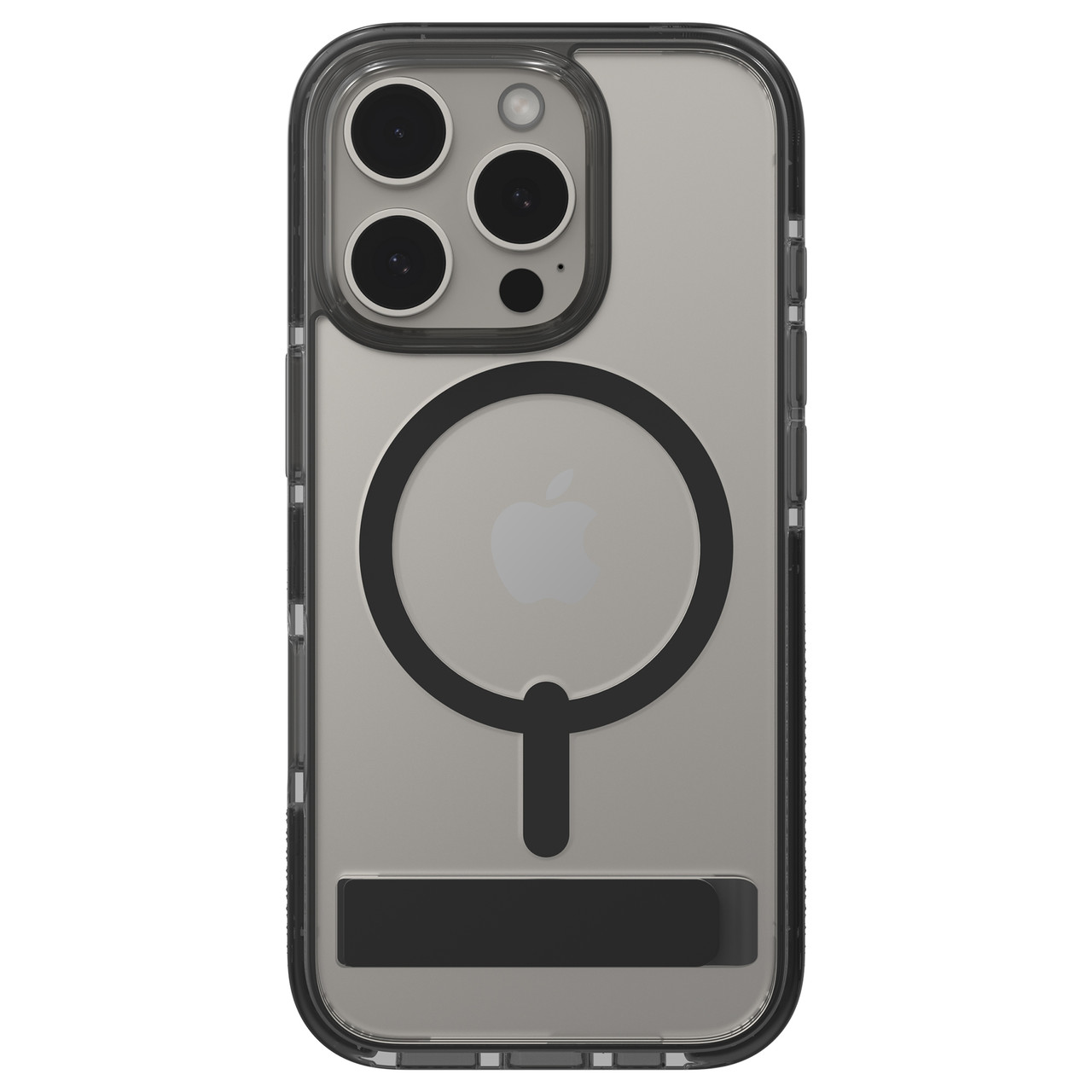 ZAGG Santa Cruz Snap with Kickstand Case for iPhone 16 Pro Black - Picture 9 of 18