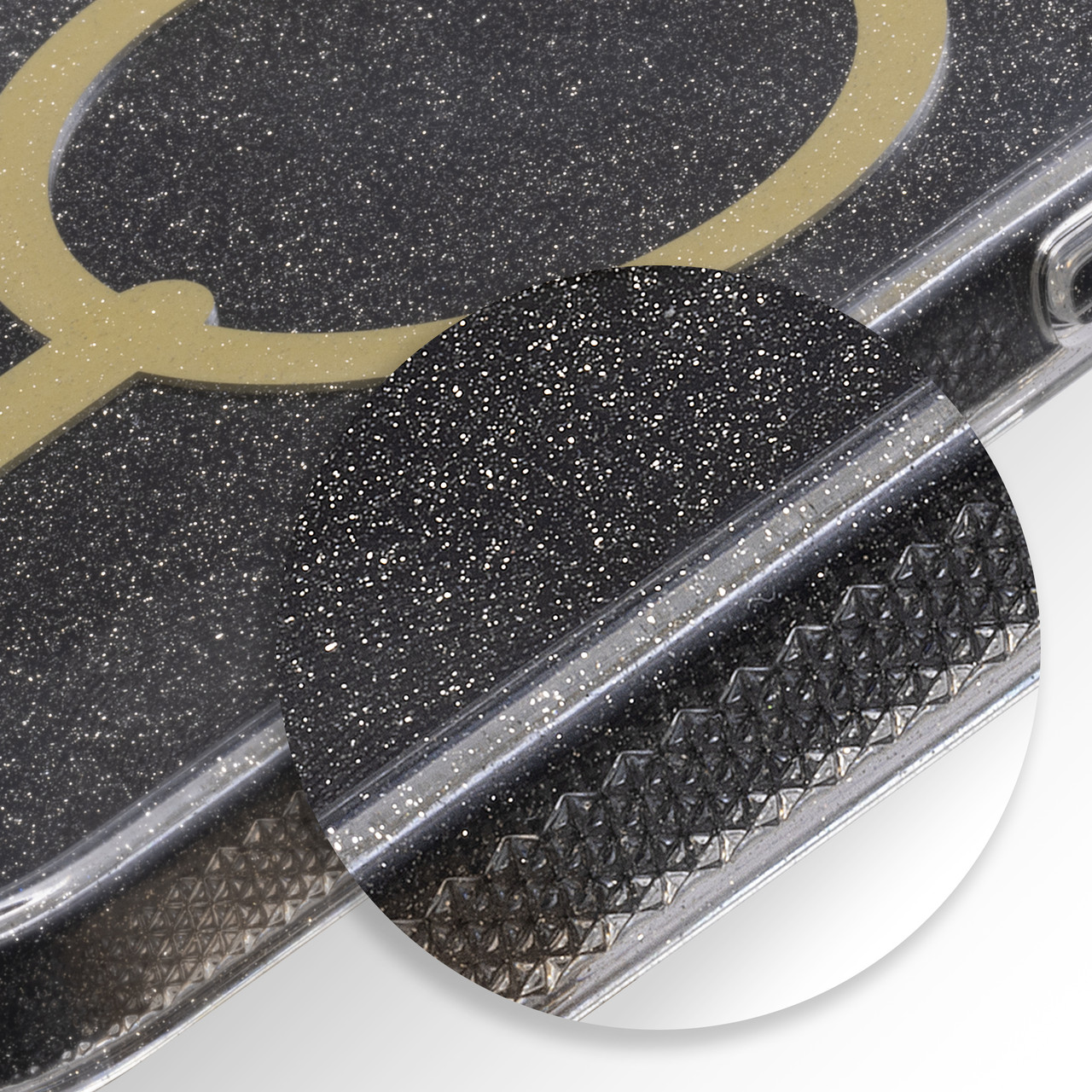 ZAGG Milan Snap Case for iPhone 16 White Glitter Swirl - 第 6/27 張圖片