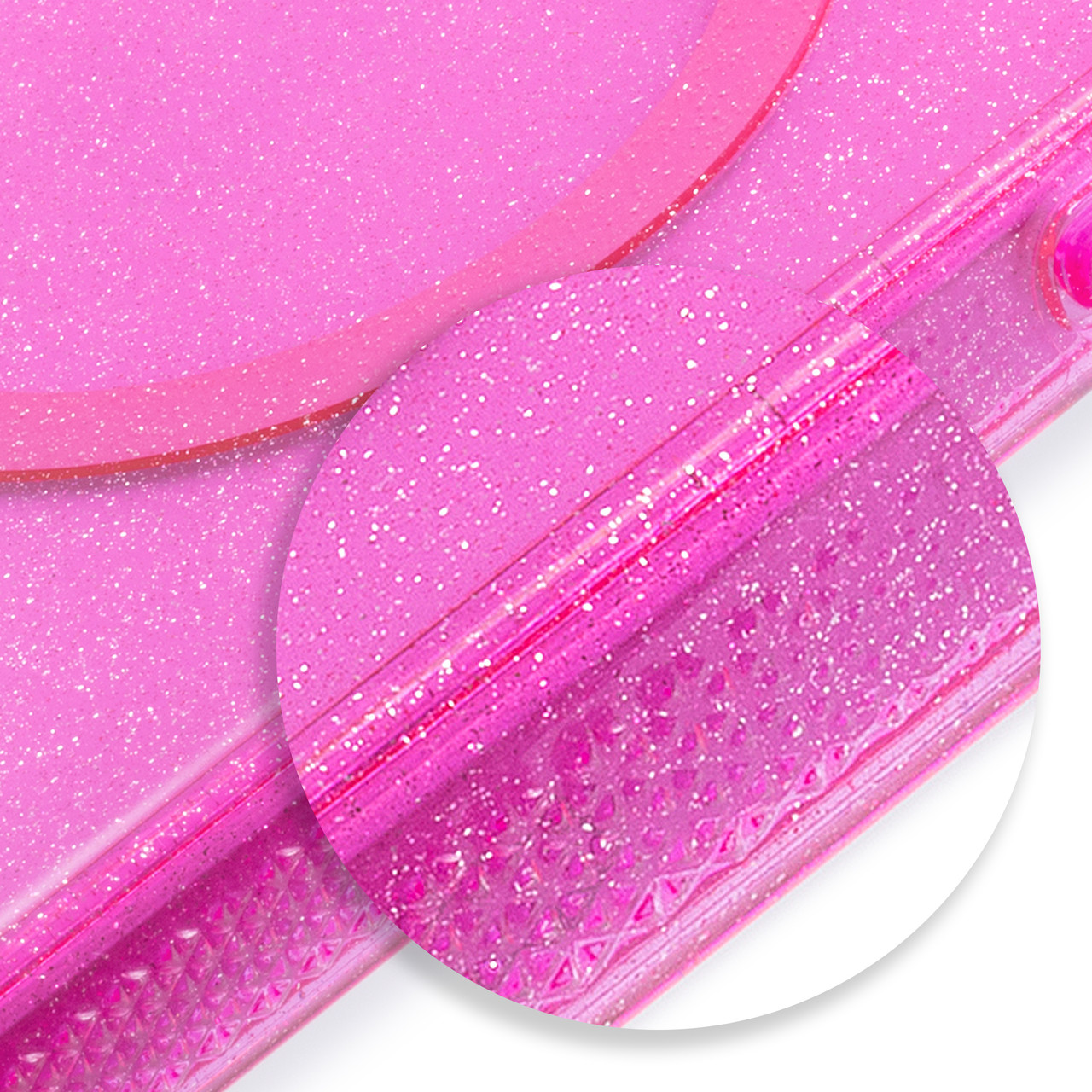 ZAGG Milan Snap Case for iPhone 16 White Glitter Swirl - 第 7/27 張圖片