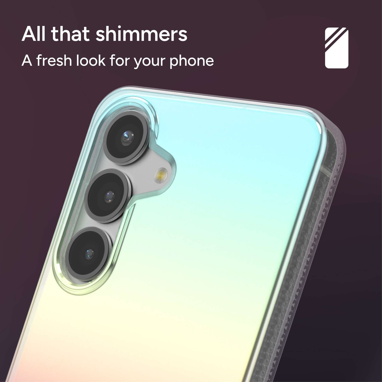 ZAGG Milan Samsung Galaxy S25 Case Iridescent